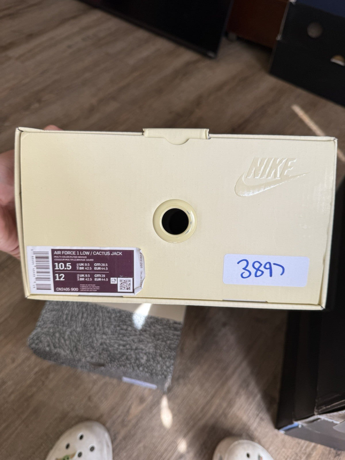 Size 10.5 - Nike Air Force 1 Low x Travis Scott Cactus Jack