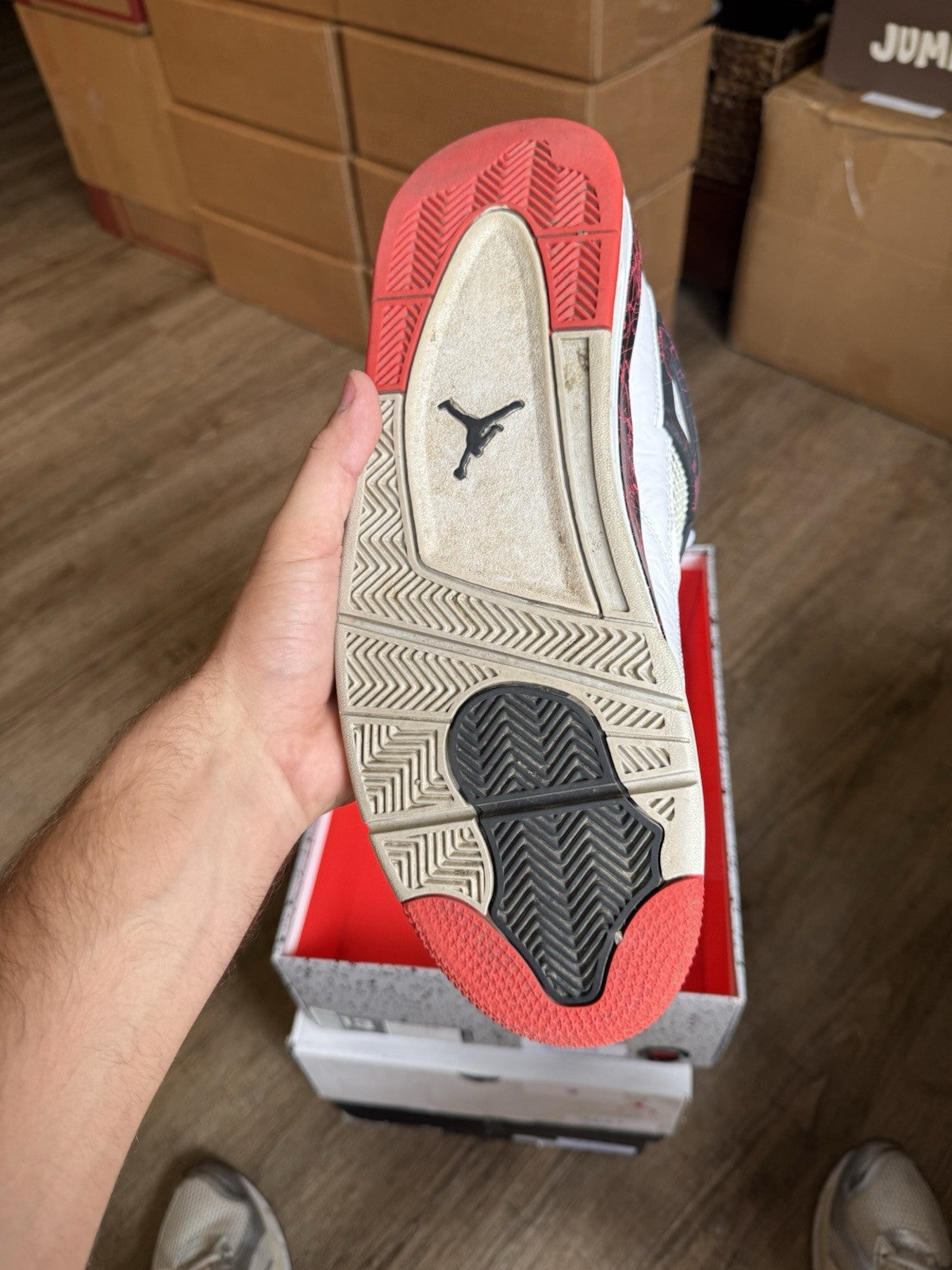 Size 13 - Jordan 4 Retro Flight Nostalgia