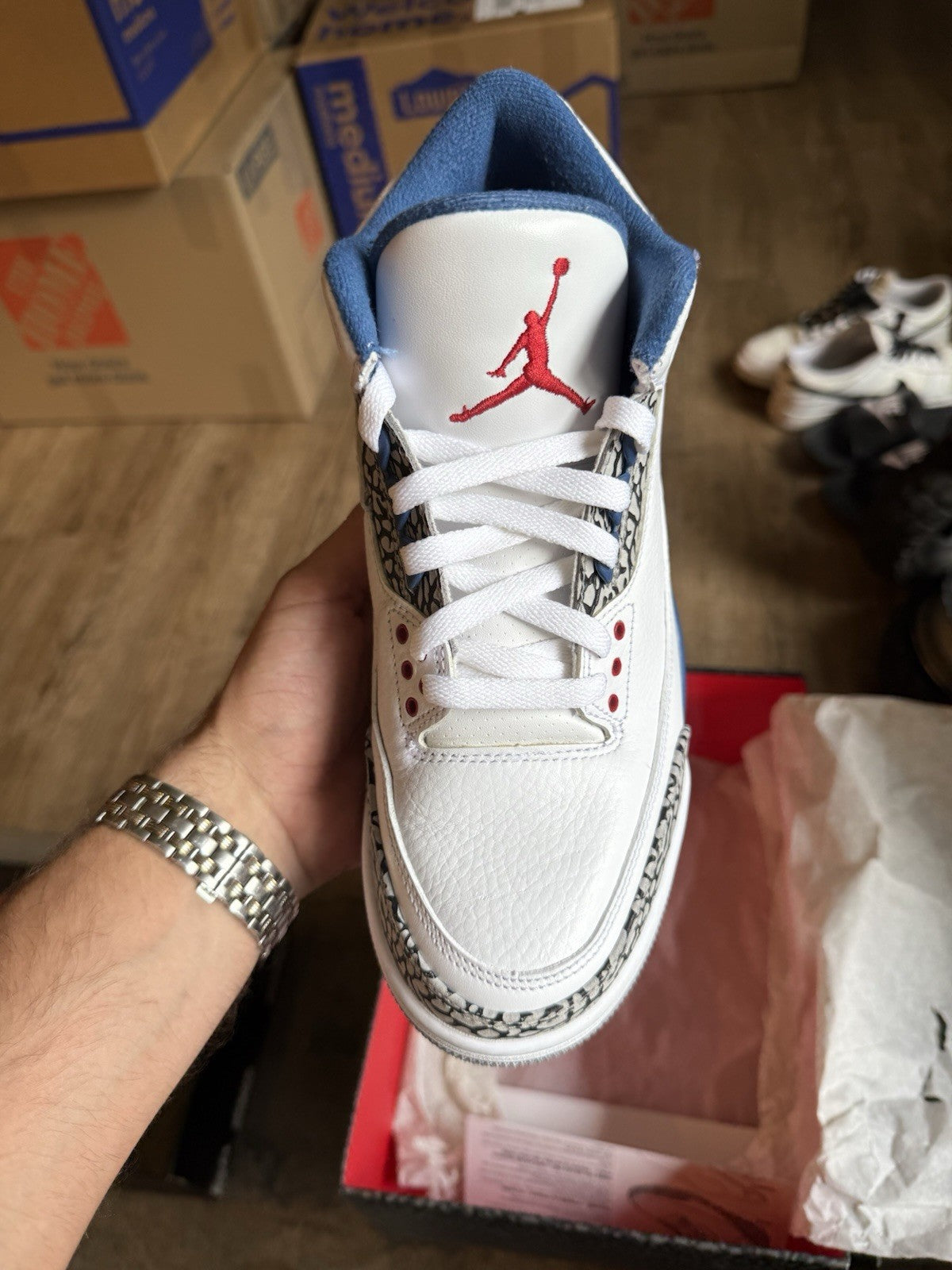 Size 8 - Air Jordan 3 Retro 2011 True Blue
