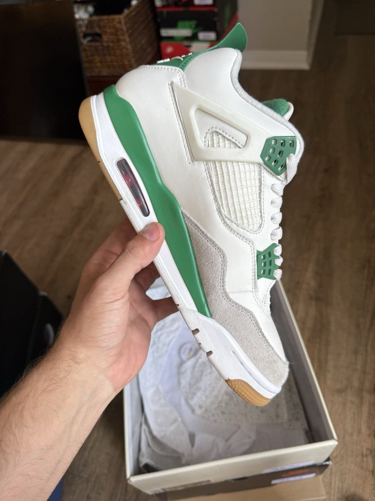 Size 9 - Jordan 4 Retro SP x Nike SB Mid Pine Green