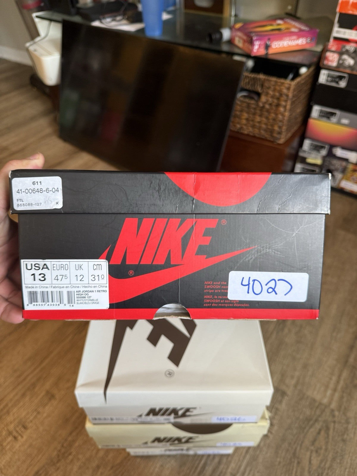 Size 13 - Jordan 1 Retro Storm Blue (2016)