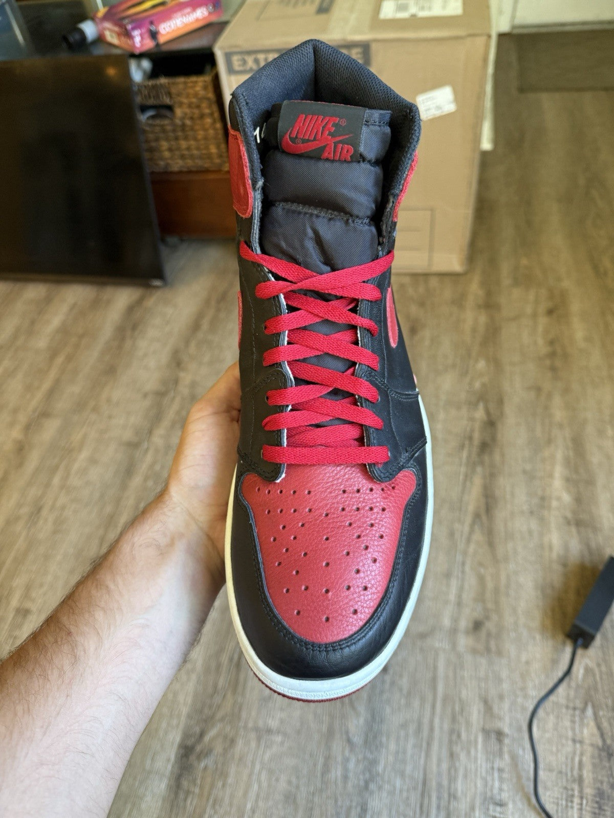 Size 14 - Jordan 1 Retro Bred Banned (2016)
