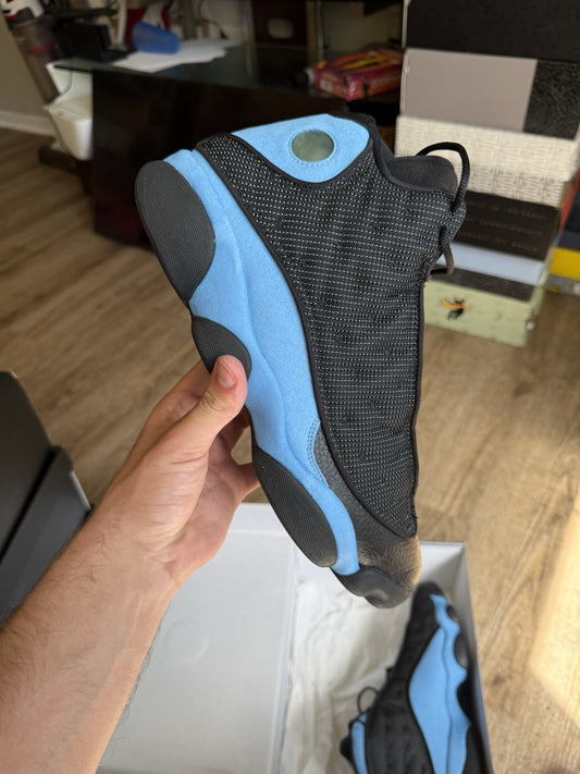 Size 13 - Jordan 13 Retro Mid Black University Blue