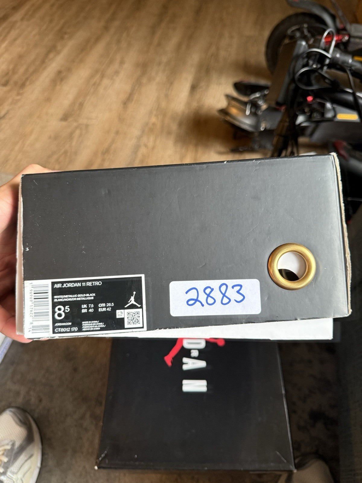 Size 8.5 -  Jordan 11 Gratitude DMP Defining Moments