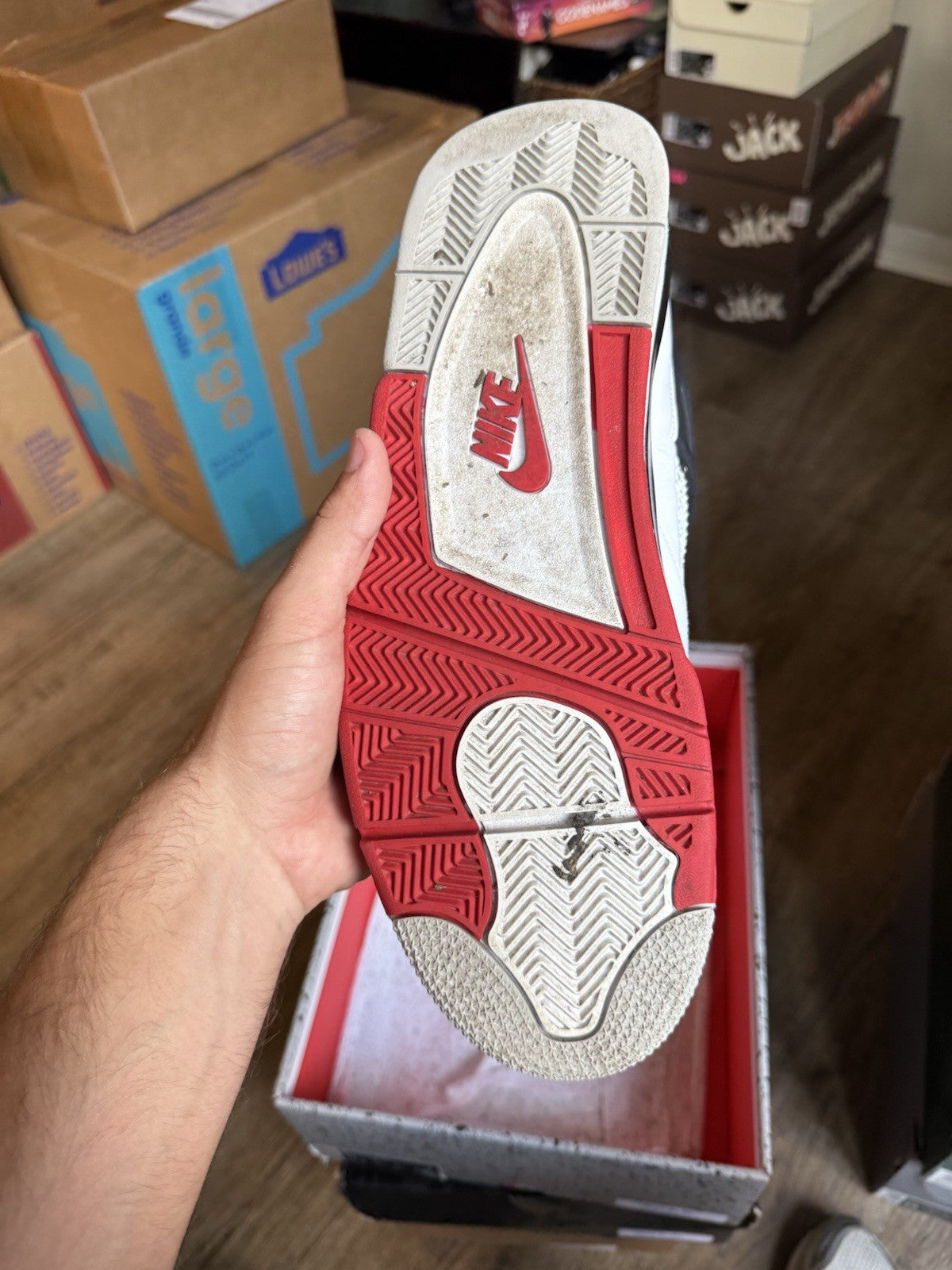 Size 13 - Jordan 4 Retro Fire Red (2020)