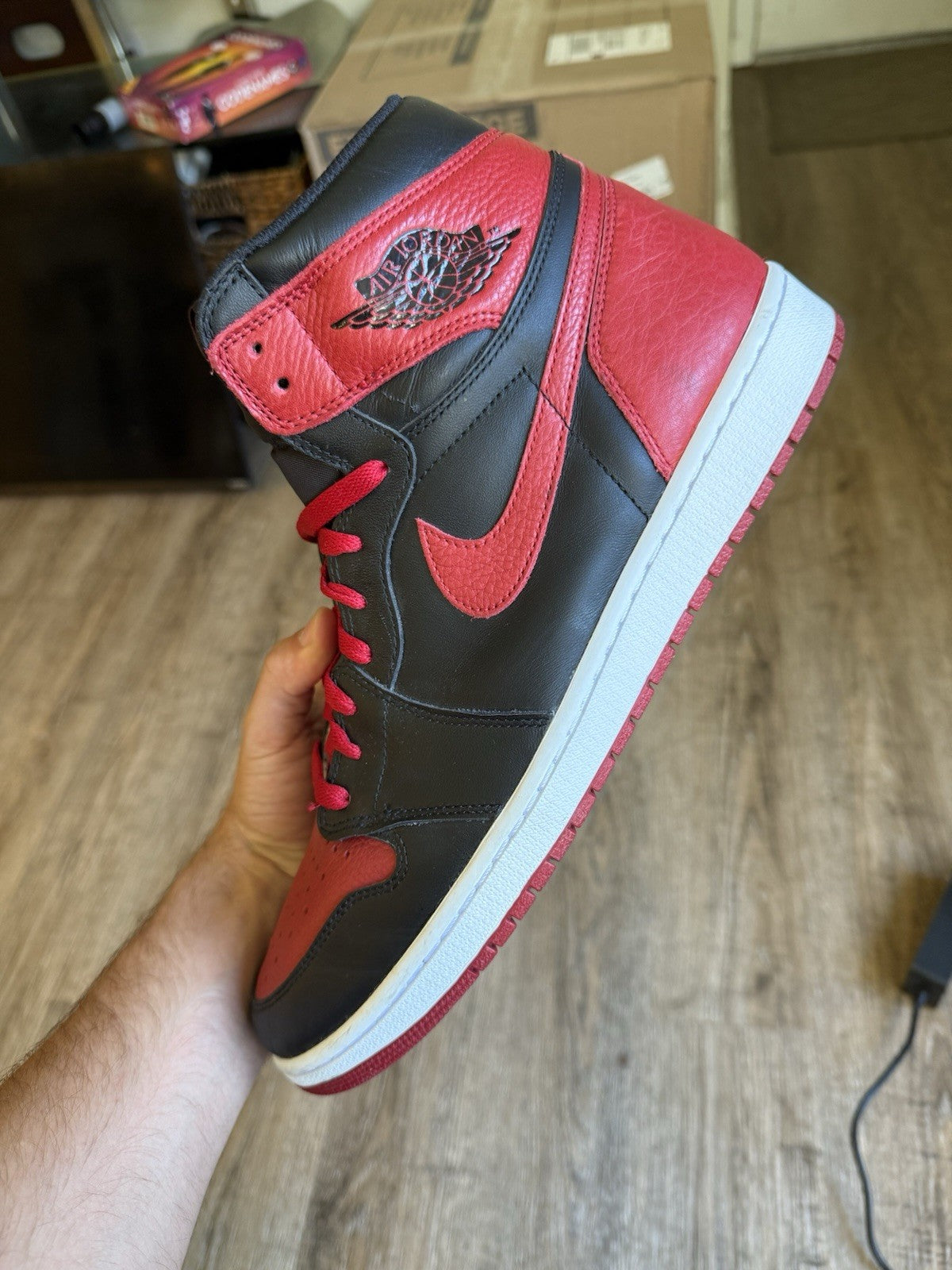 Size 14 - Jordan 1 Retro Bred Banned (2016)