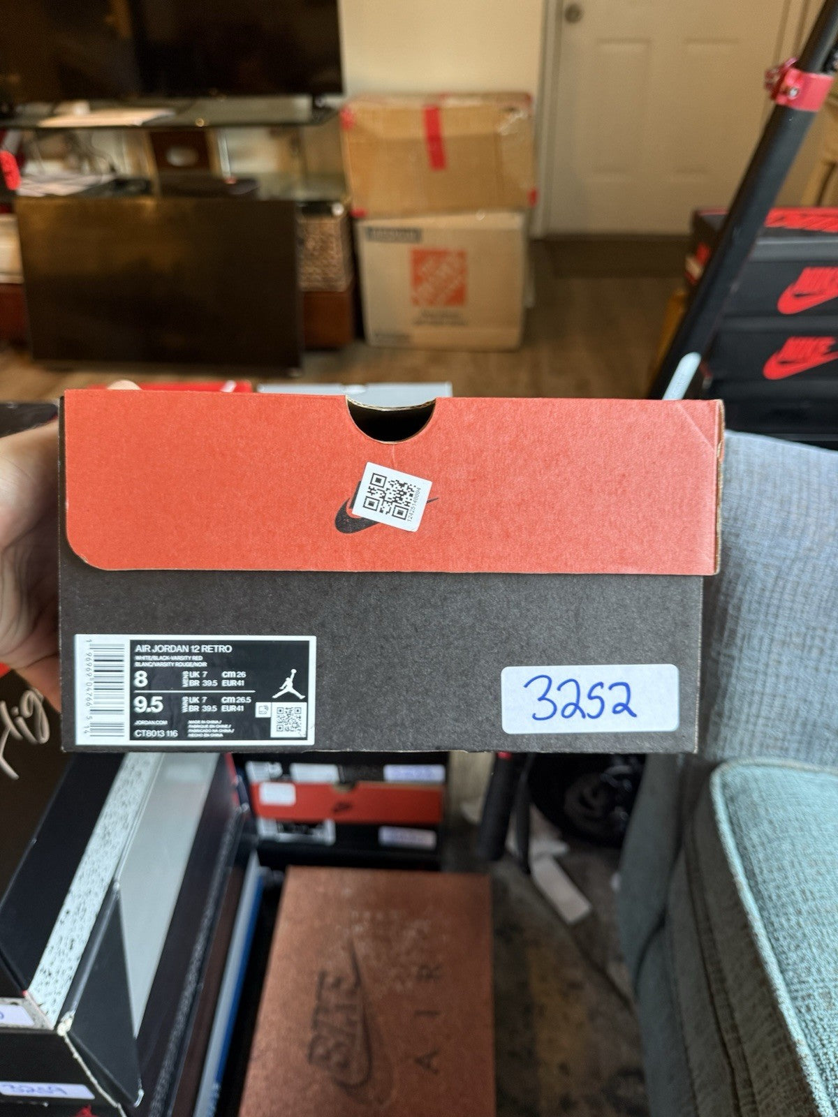 Size 8 - Jordan 12 Cherry (2023)