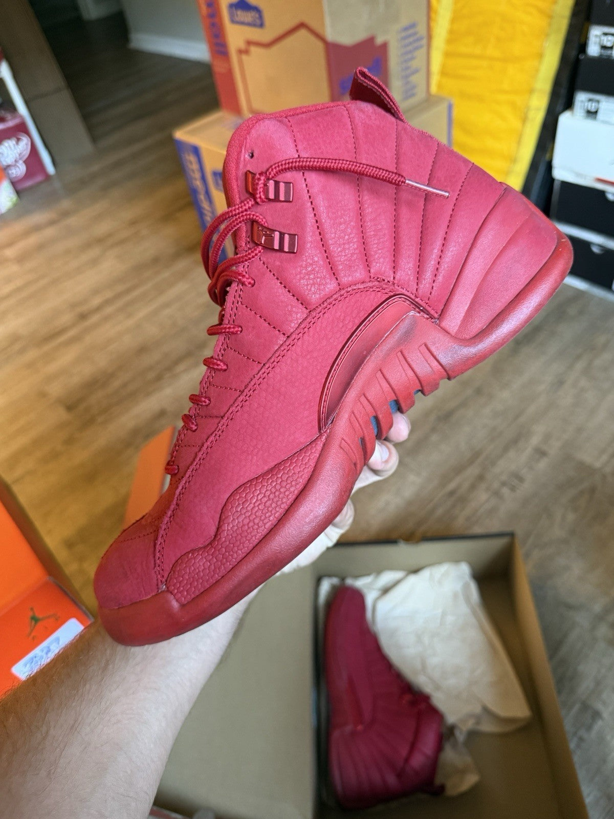 Size 10.5- Jordan 12 Retro Gym Red (2018)