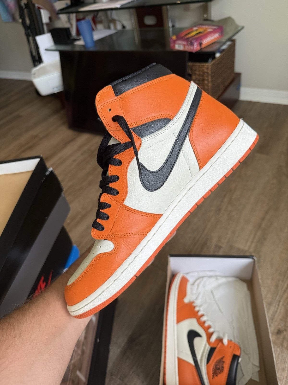 Size 12 - Air Jordan 1 Shattered Backboard Away 2016
