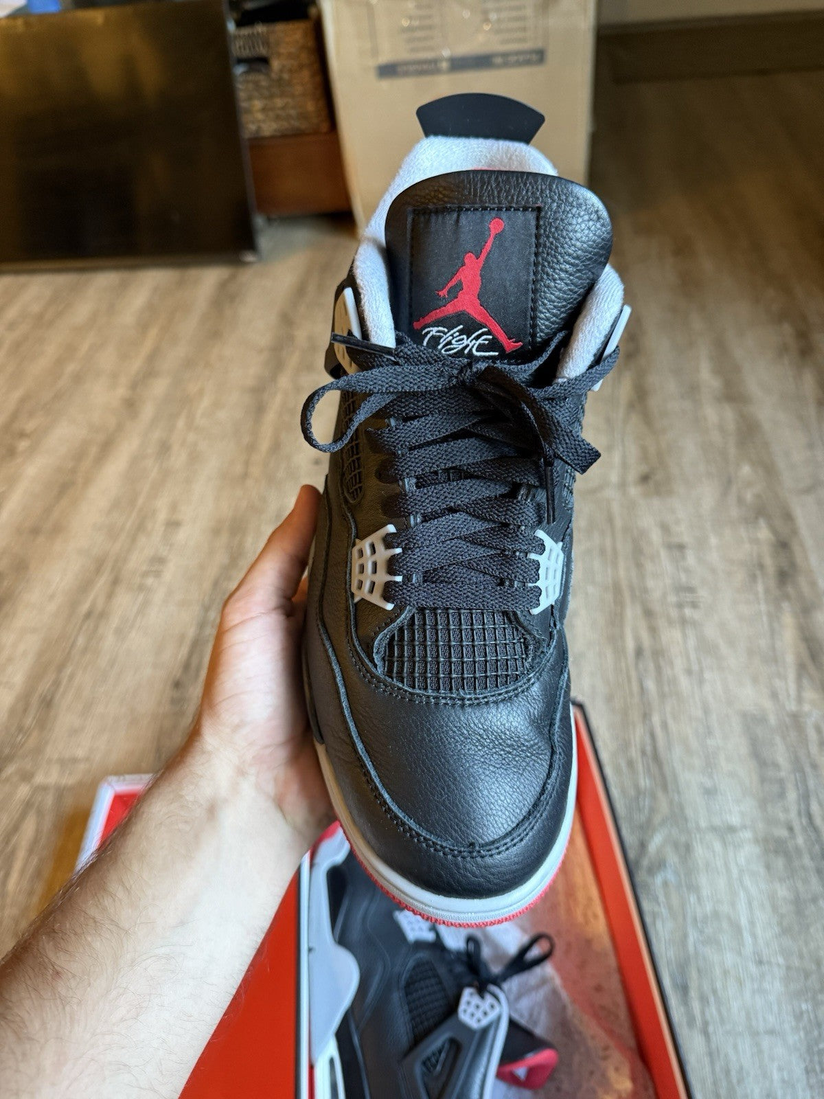 Size 9 - Jordan 4 Retro Bred Reimagined
