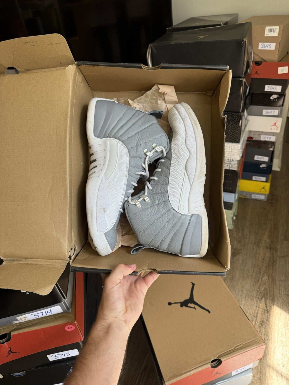 Size 13 - Jordan 12 Retro Stealth