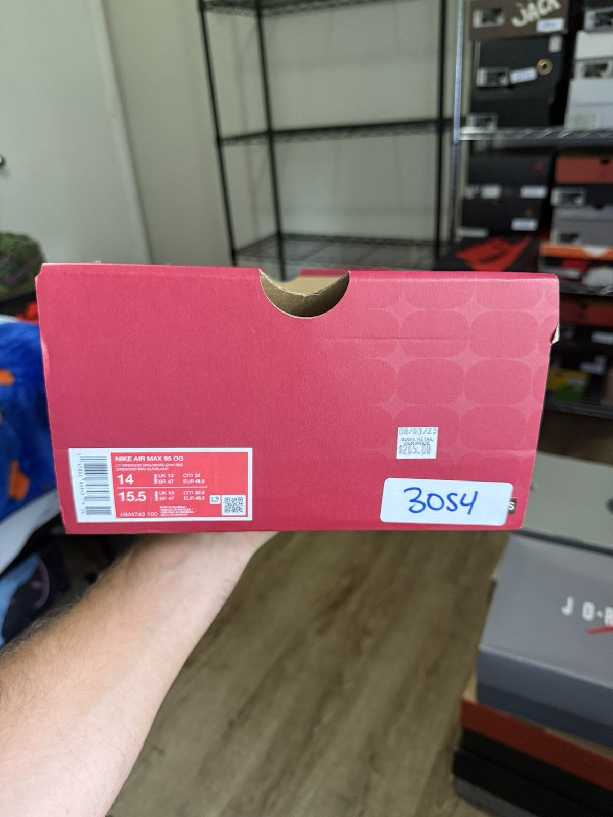 Size 14 - Nike Levi's x Air Max 95 OG HM4743-100 IN HAND SHIPS NOW