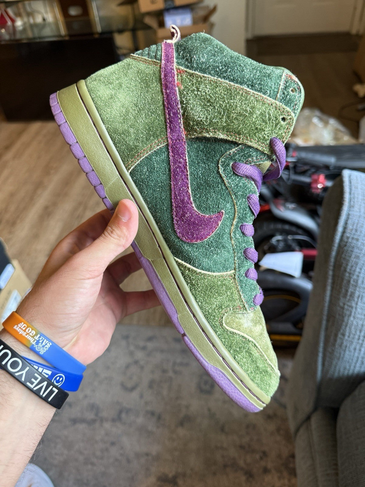 Size 10 - Nike Dunk Premium SB High Skunk