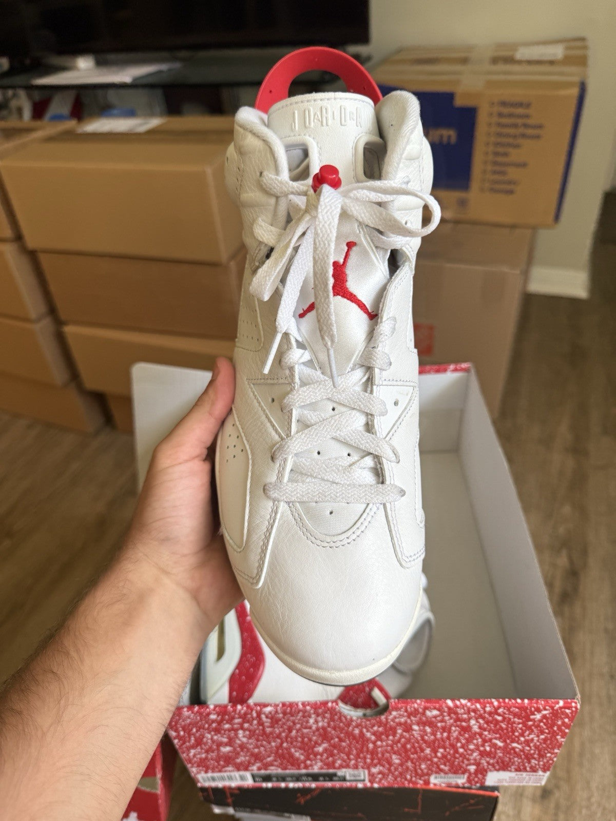 Size 10 - Jordan 6 Retro Red Oreo