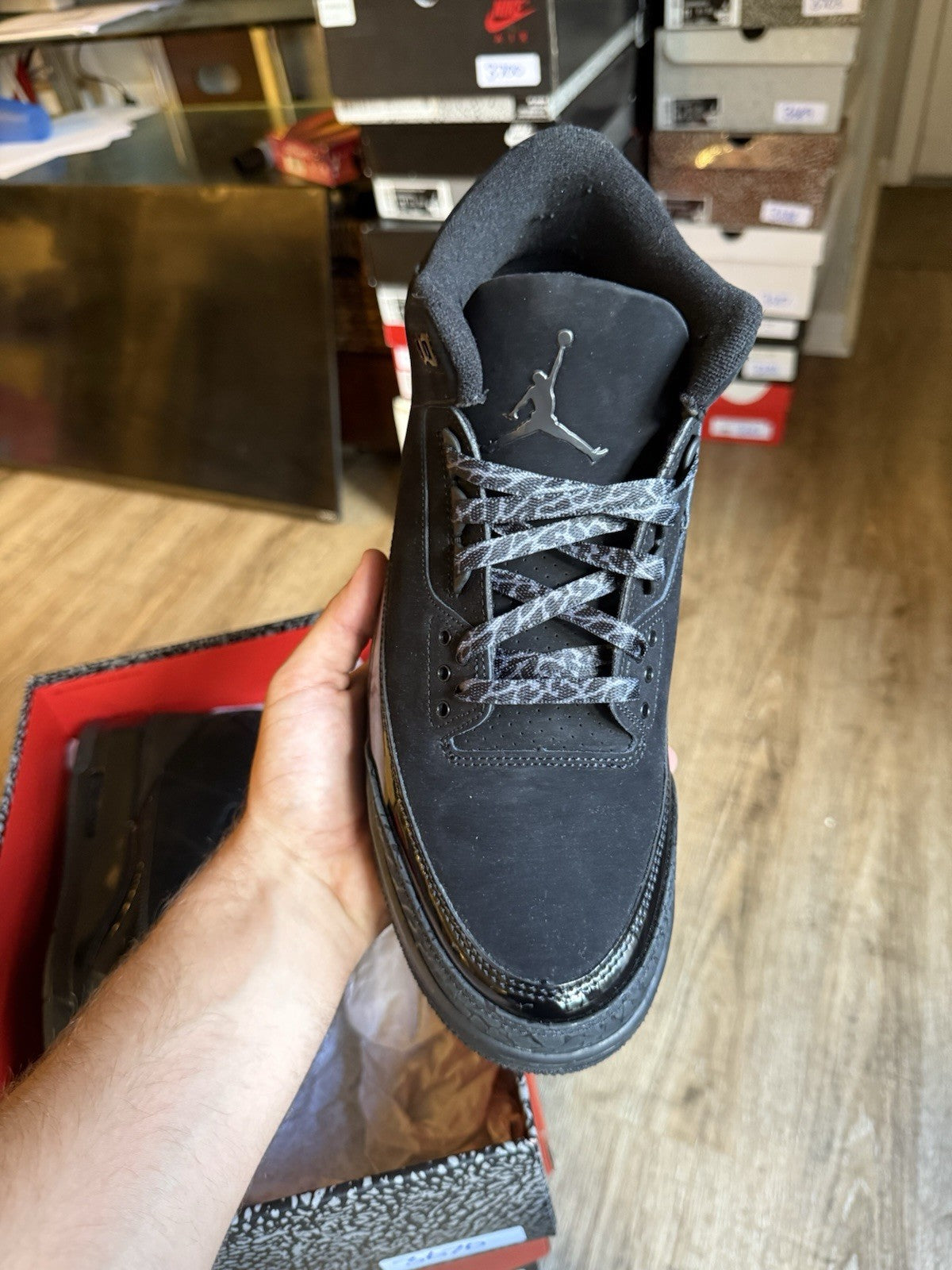 Size 11 -Jordan 3 Retro Black Cat (2025)