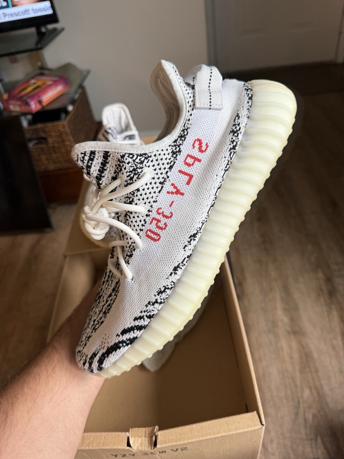 Size 11 - Yeezy Boost 350 V2 Zebra