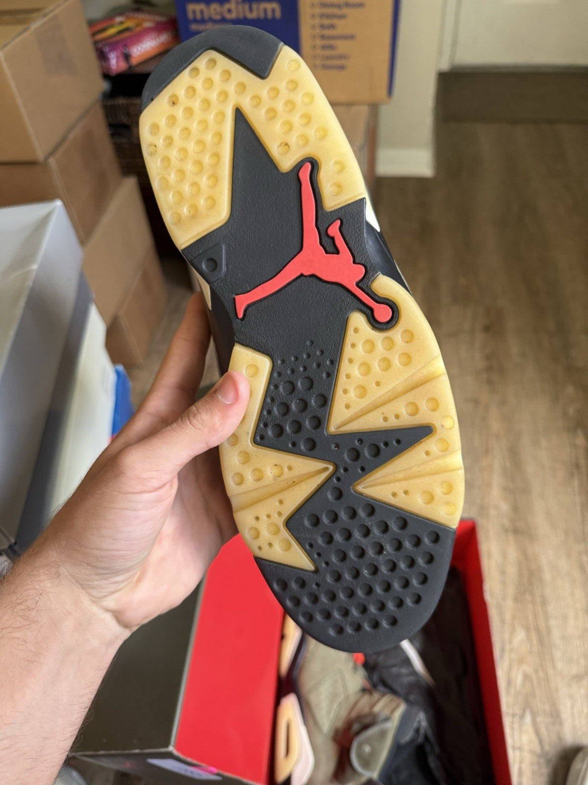 Size 11 - Jordan 6 Retro x Travis Scott Olive