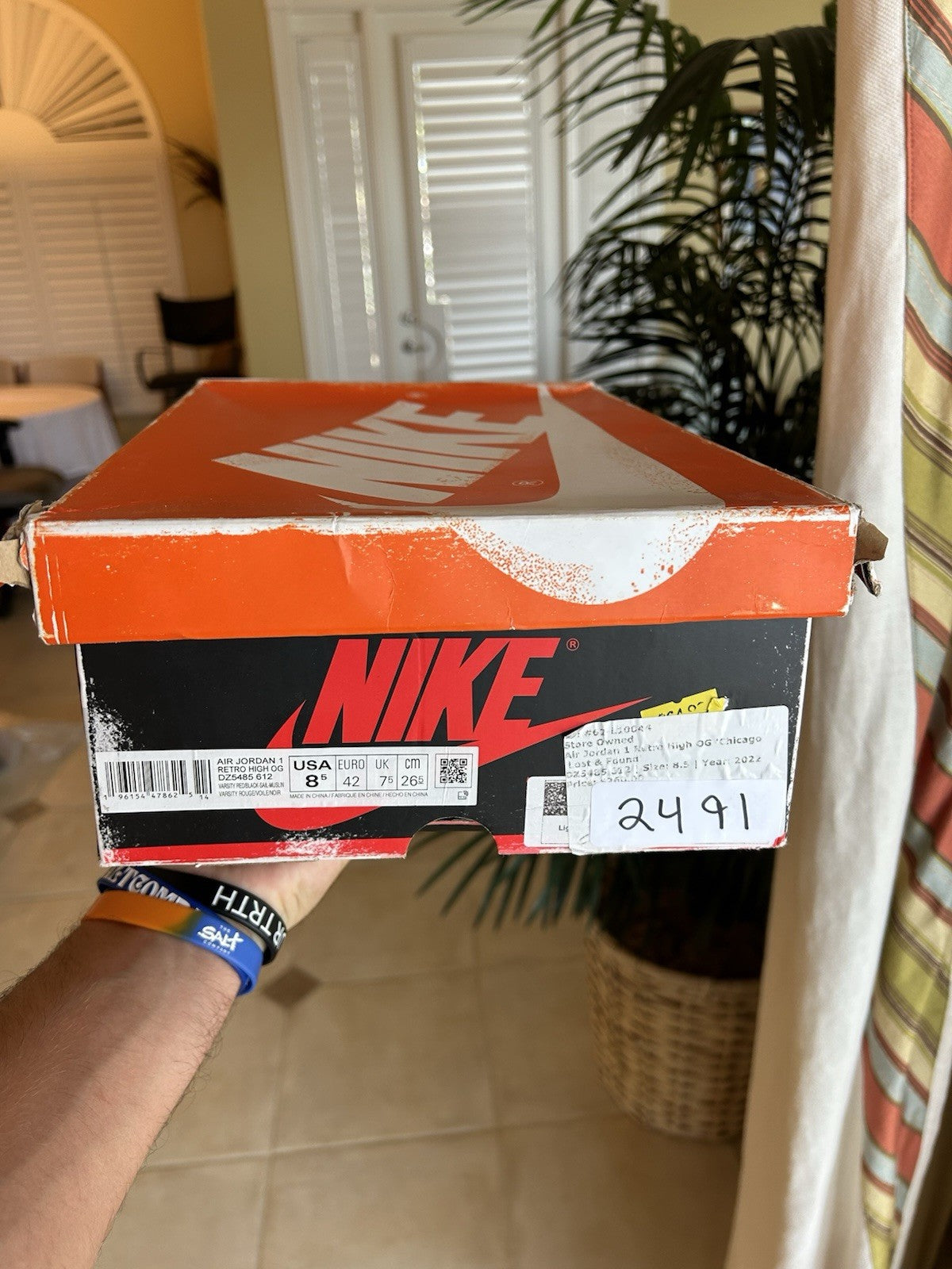 Jordan 1 Lost And Found Men Size 8.5