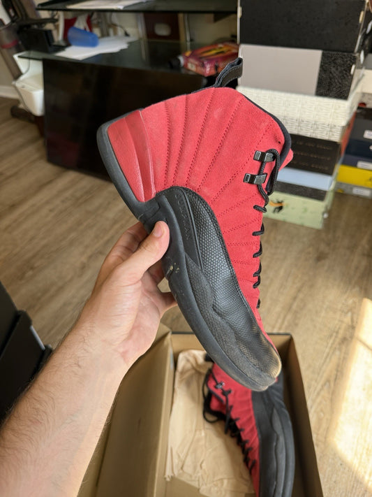 Size 13 - Jordan 12 Retro Reverse Flu Game