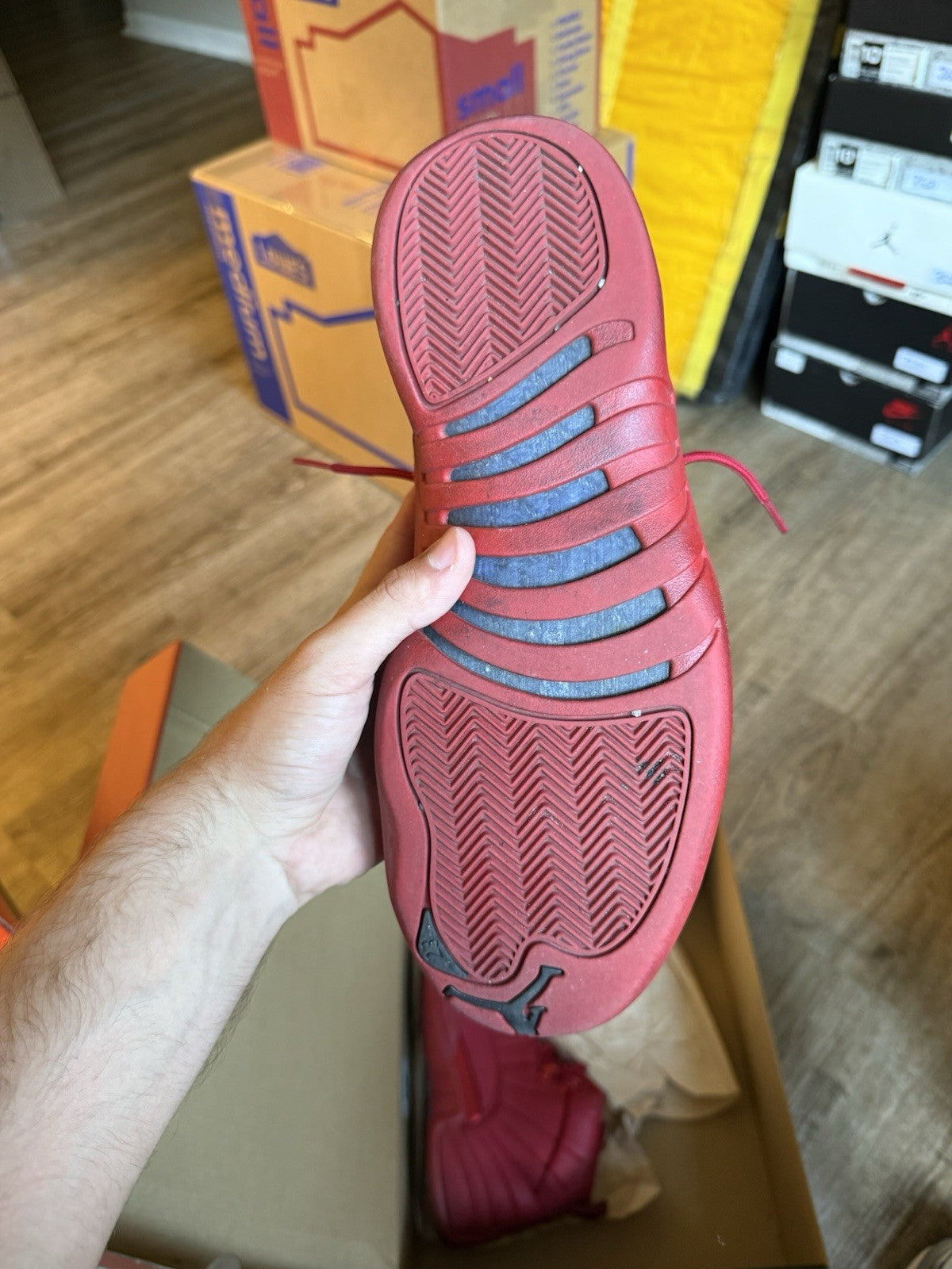 Size 10.5- Jordan 12 Retro Gym Red (2018)