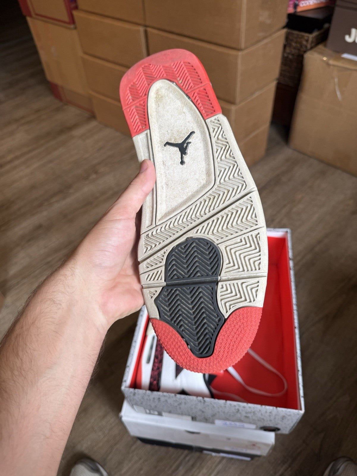 Size 13 - Jordan 4 Retro Flight Nostalgia