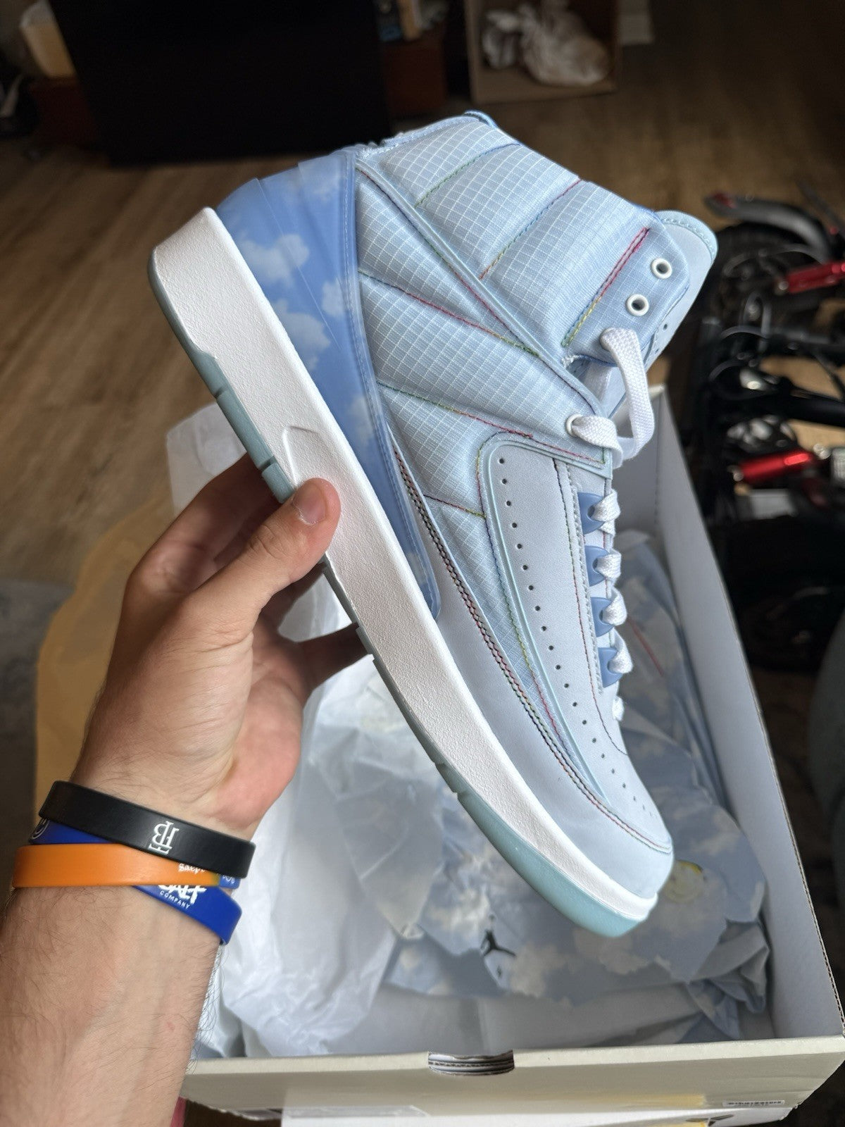 Size 11.5 - Jordan 2 Retro x J. Balvin Blue 2022 Super Clean!!