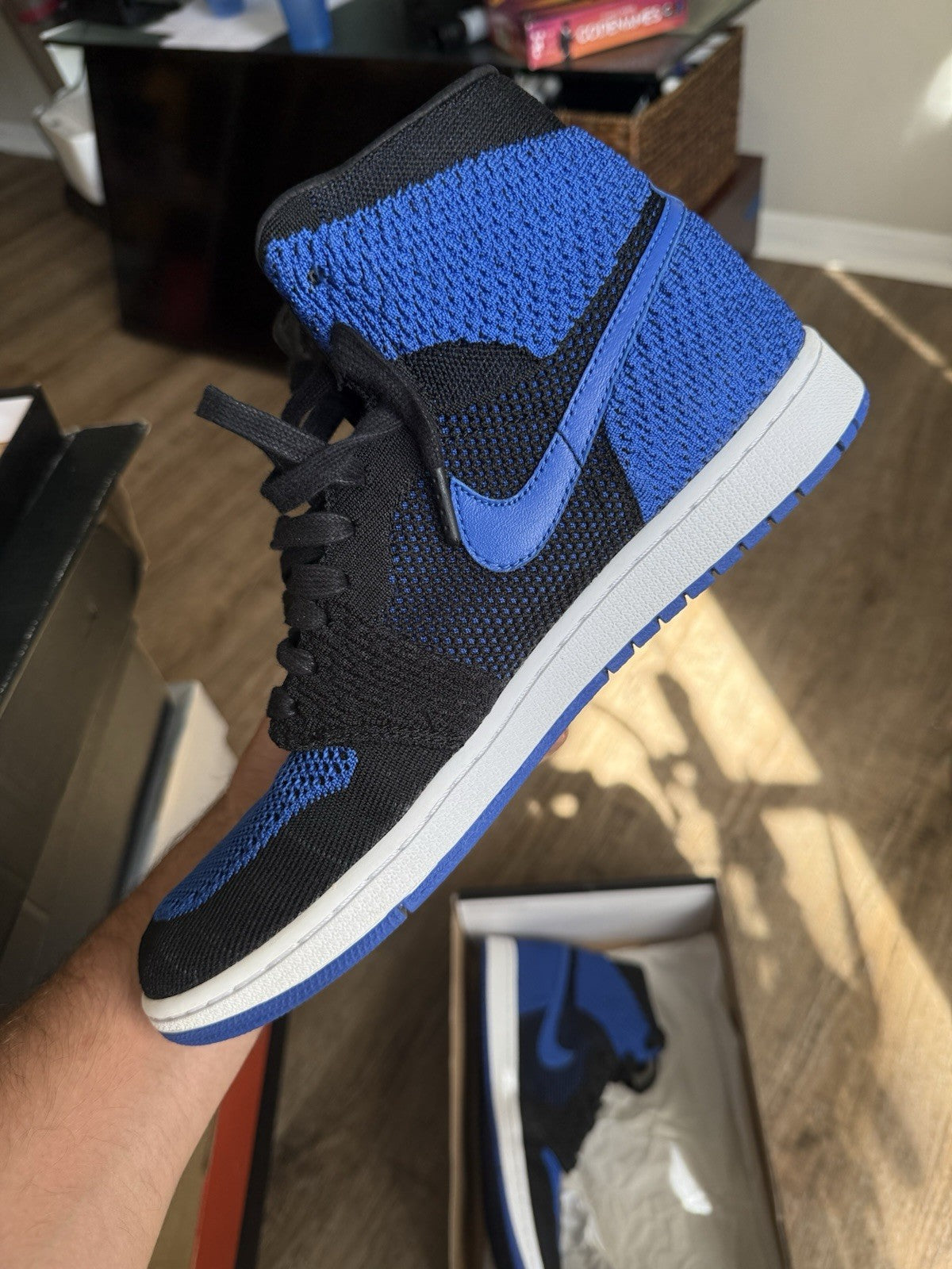 Size 10.5 - Jordan 1 Retro OG Flyknit High Royal