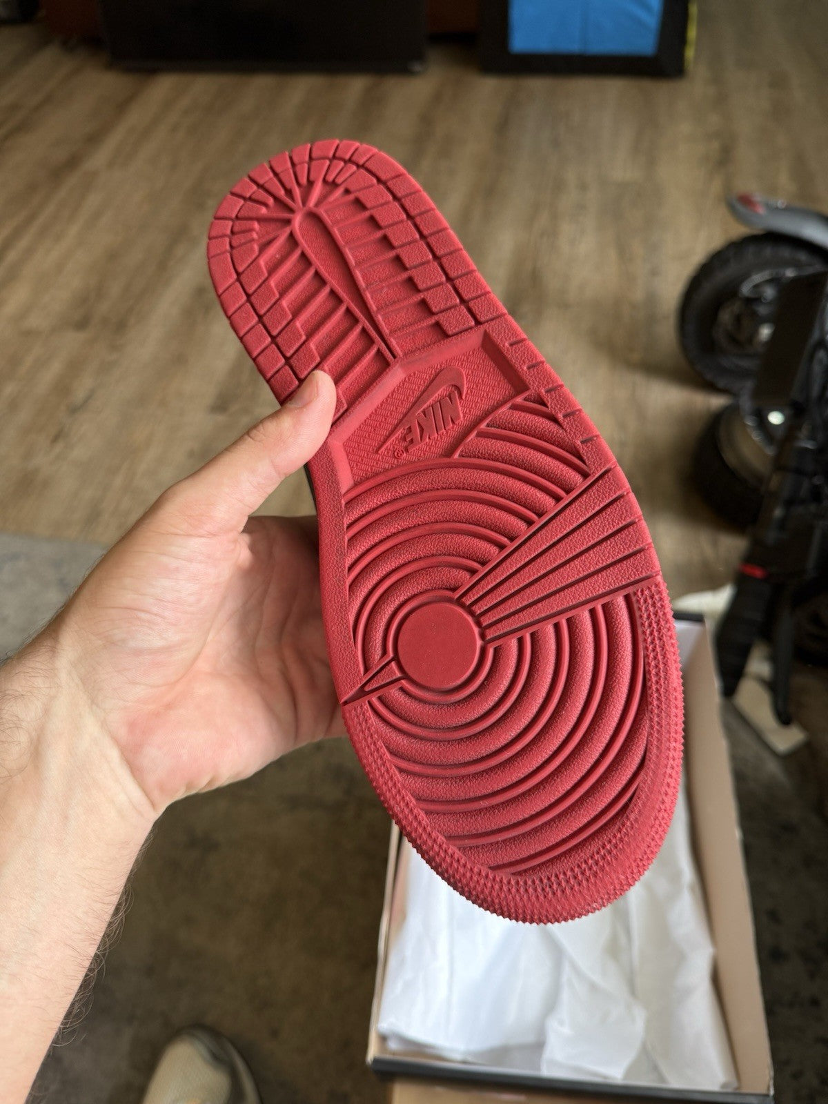 Size 8 - Air Jordan 1 Retro OG Low Black Toe