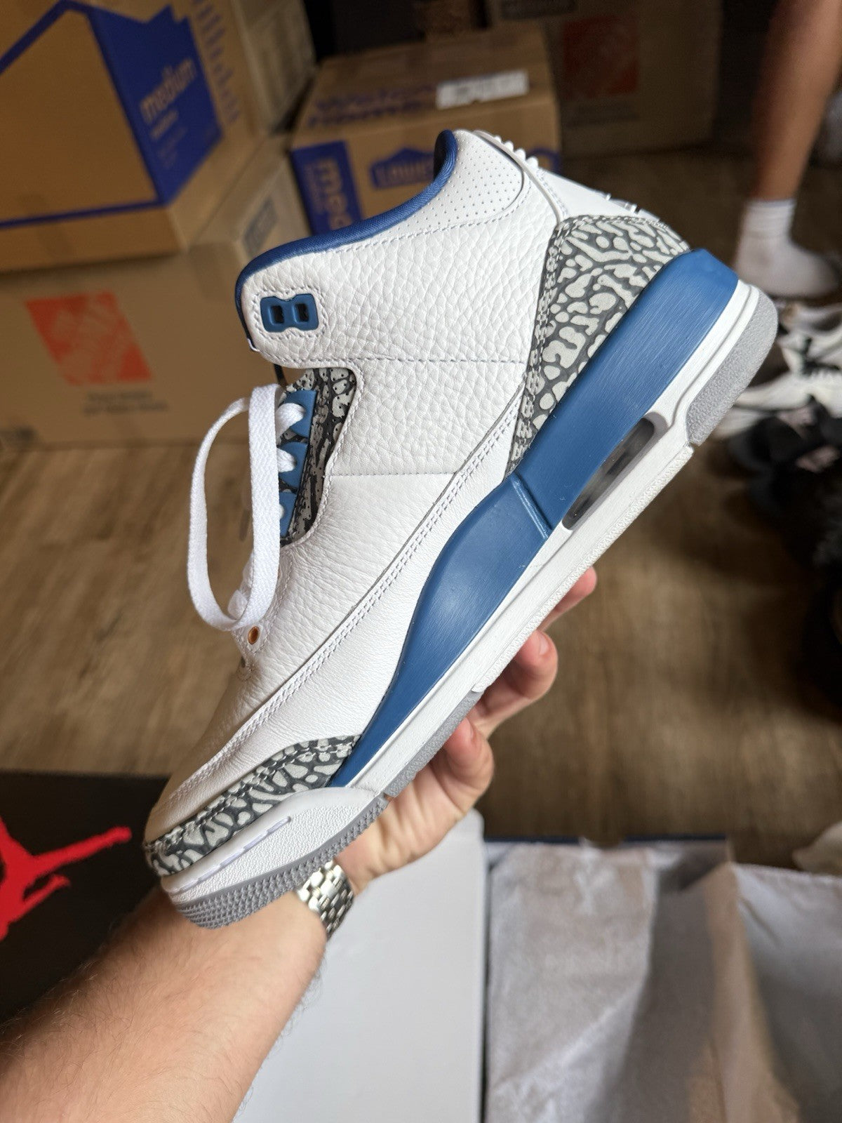 Size 8 - Jordan 3 Retro Mid Washington Wizards
