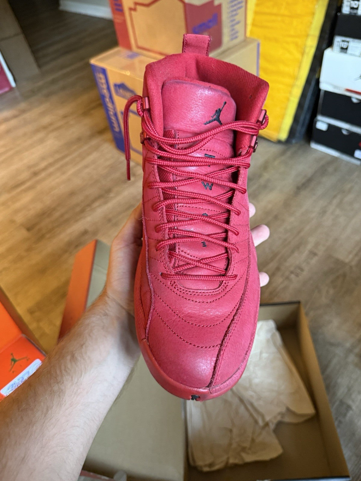 Size 10.5- Jordan 12 Retro Gym Red (2018)