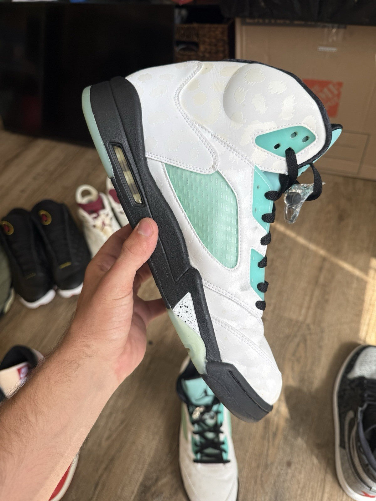 Size 14 - Jordan 5 Retro Island Green (2019)