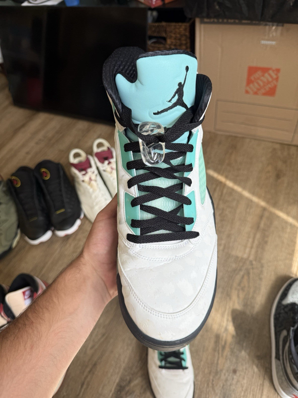 Size 14 - Jordan 5 Retro Island Green (2019)