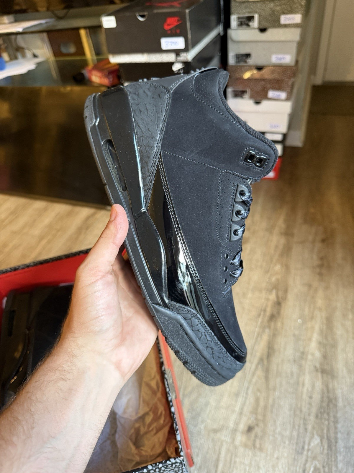 Size 11 -Jordan 3 Retro Black Cat (2025)