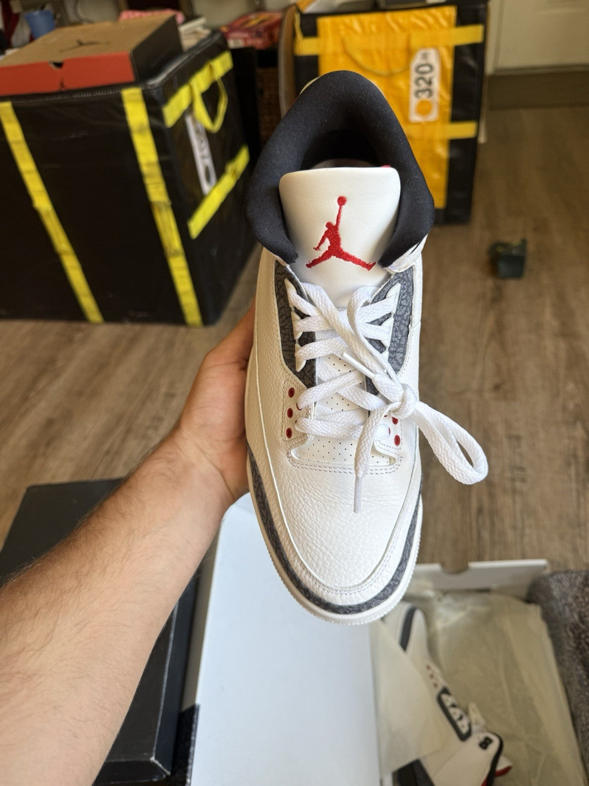 Size 10.5 - Jordan 3 Retro Denim SE Fire Red 2020 (Brand New)