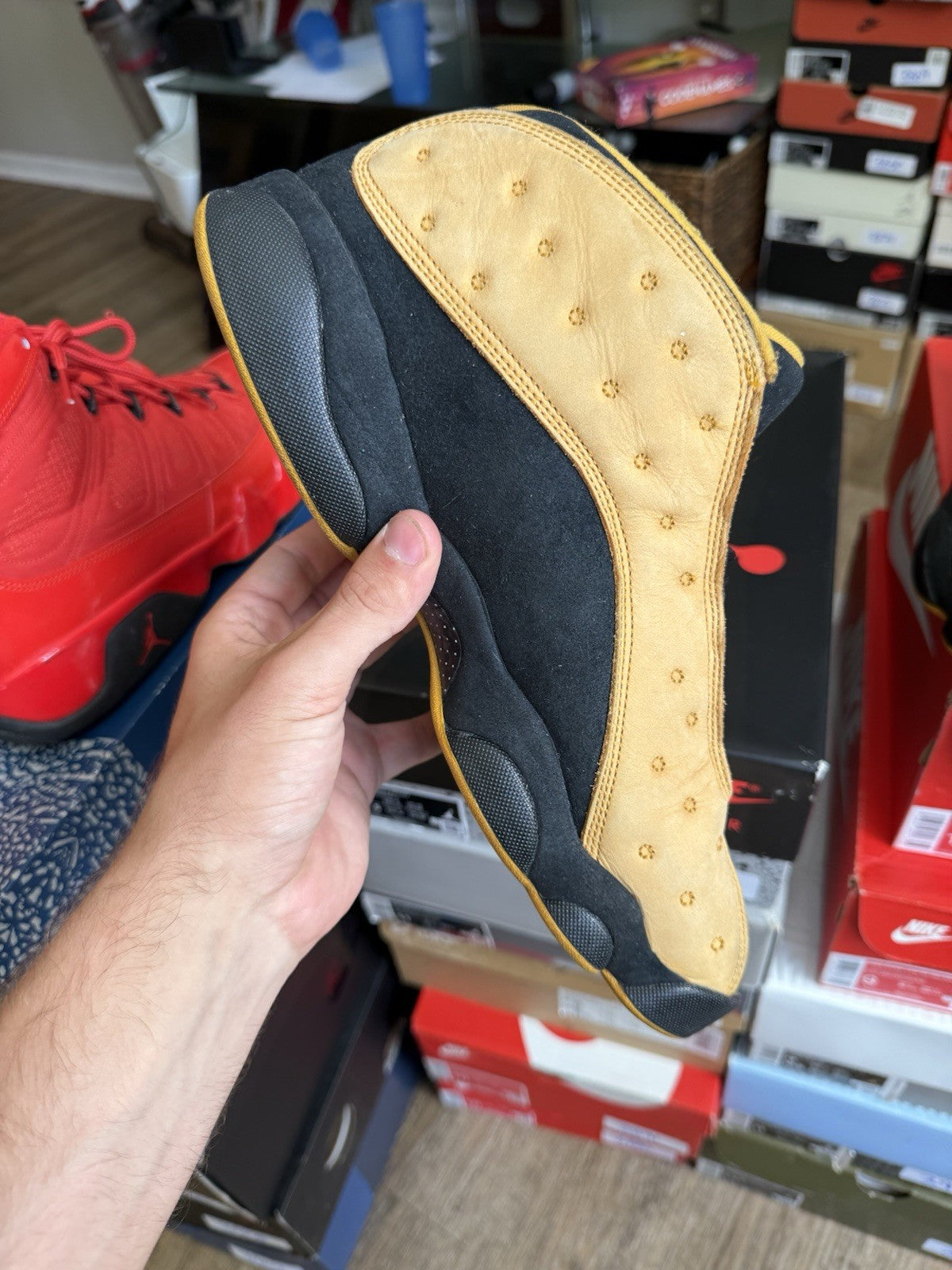 Size 11 - Jordan 13 Chutney Black
