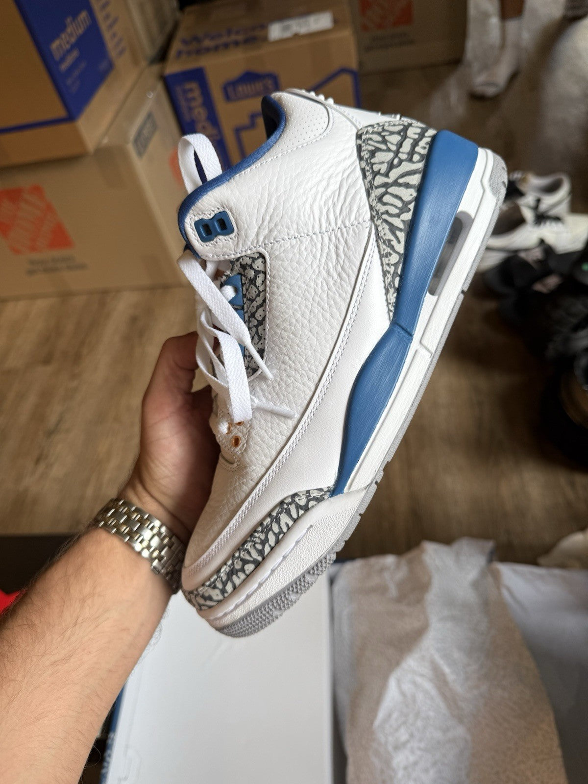 Size 8 - Jordan 3 Retro Mid Washington Wizards