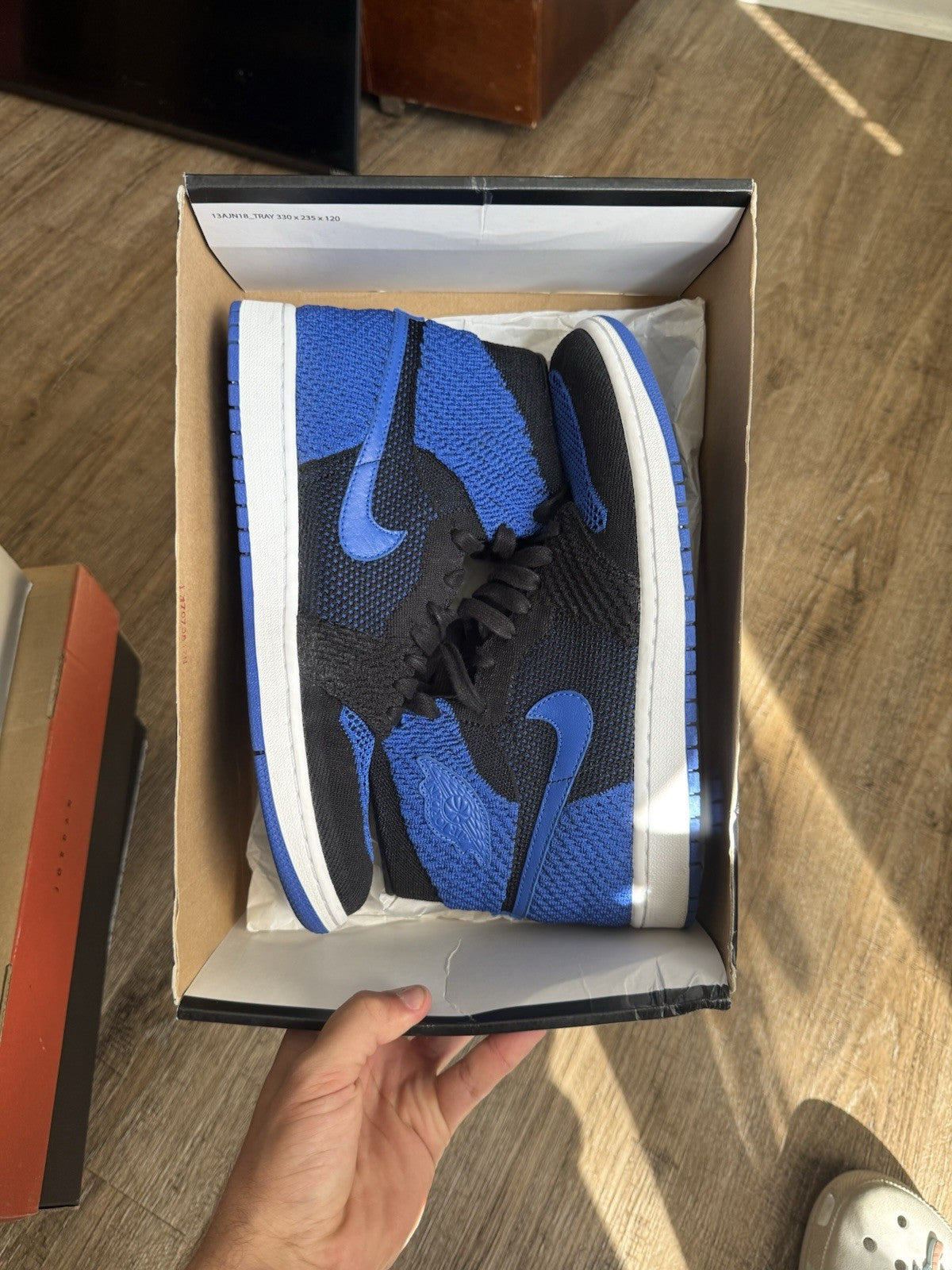 Size 10.5 - Jordan 1 Retro OG Flyknit High Royal