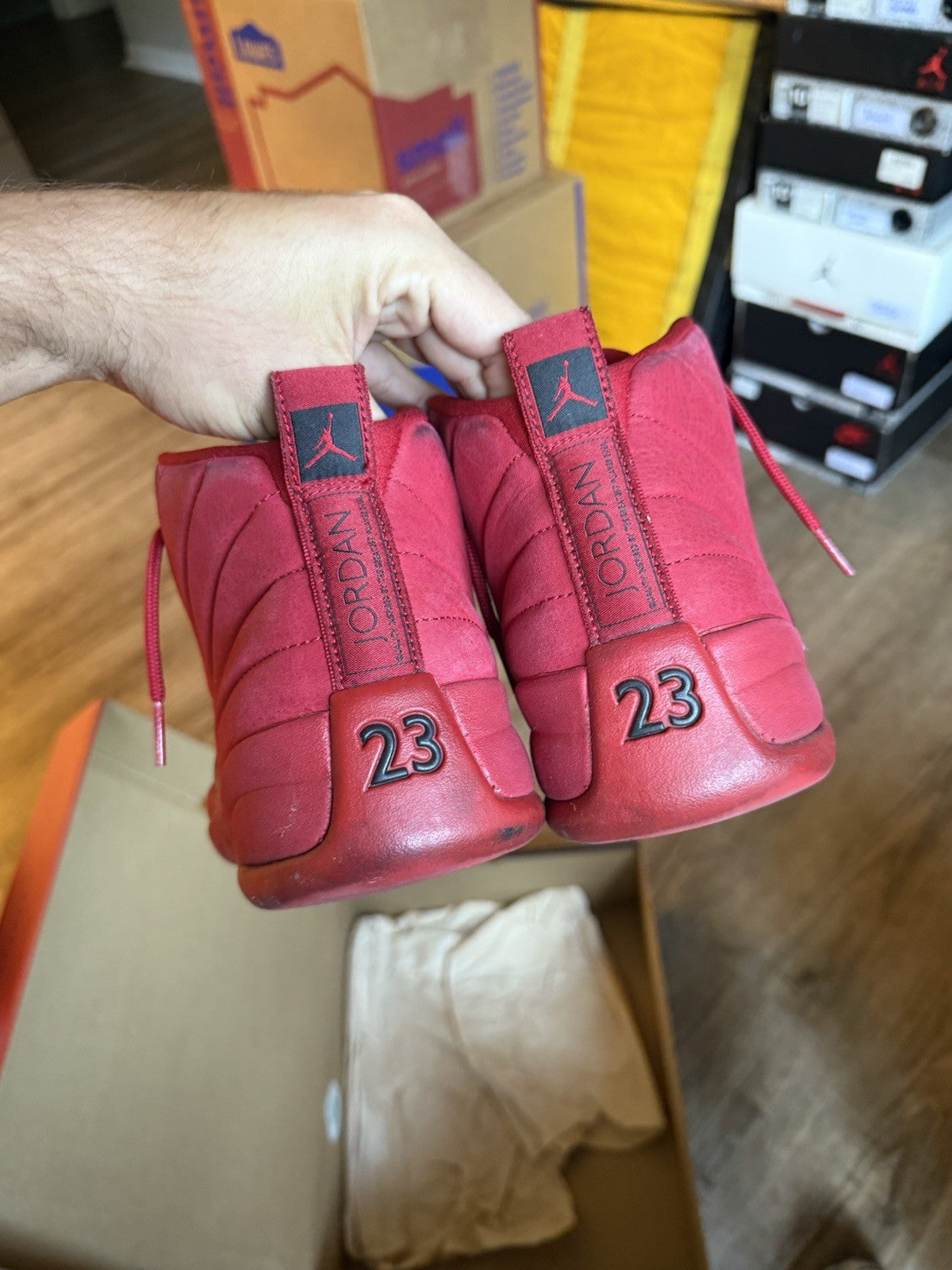 Size 10.5- Jordan 12 Retro Gym Red (2018)