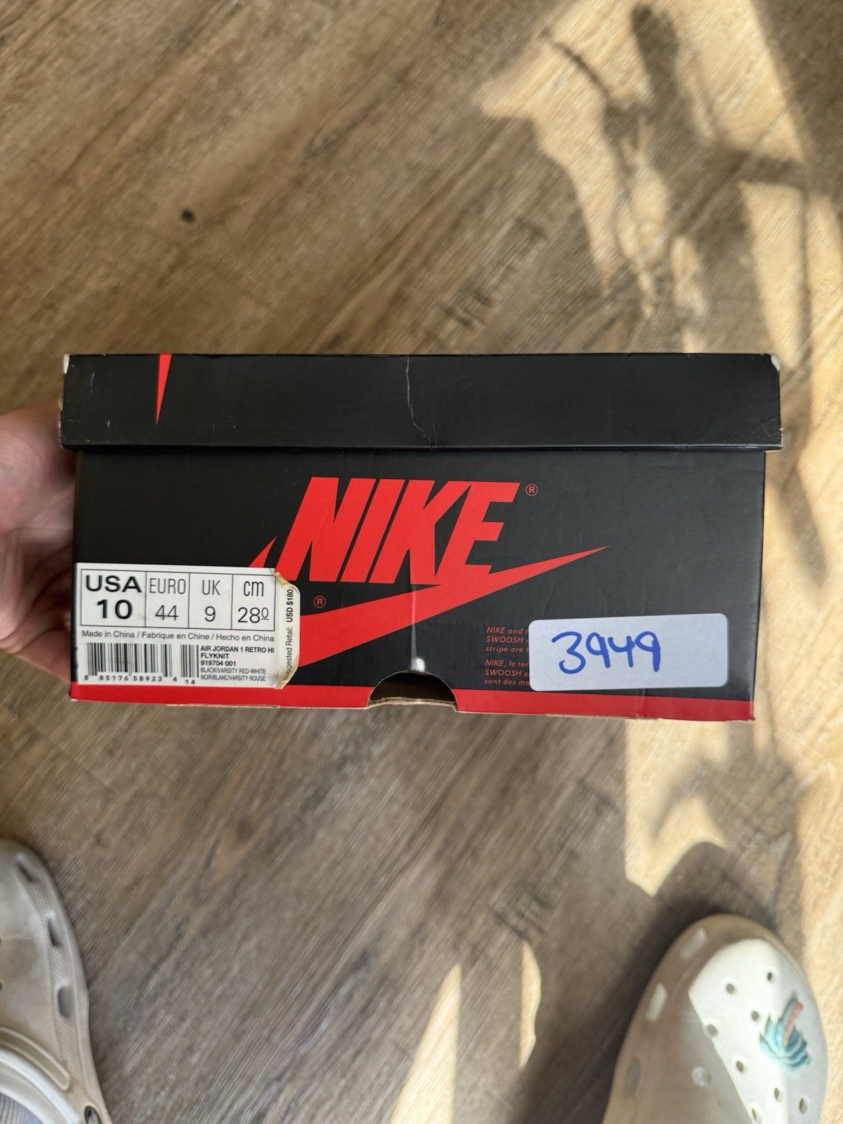 Size 10 - Jordan 1 Retro High OG Flyknit Bred
