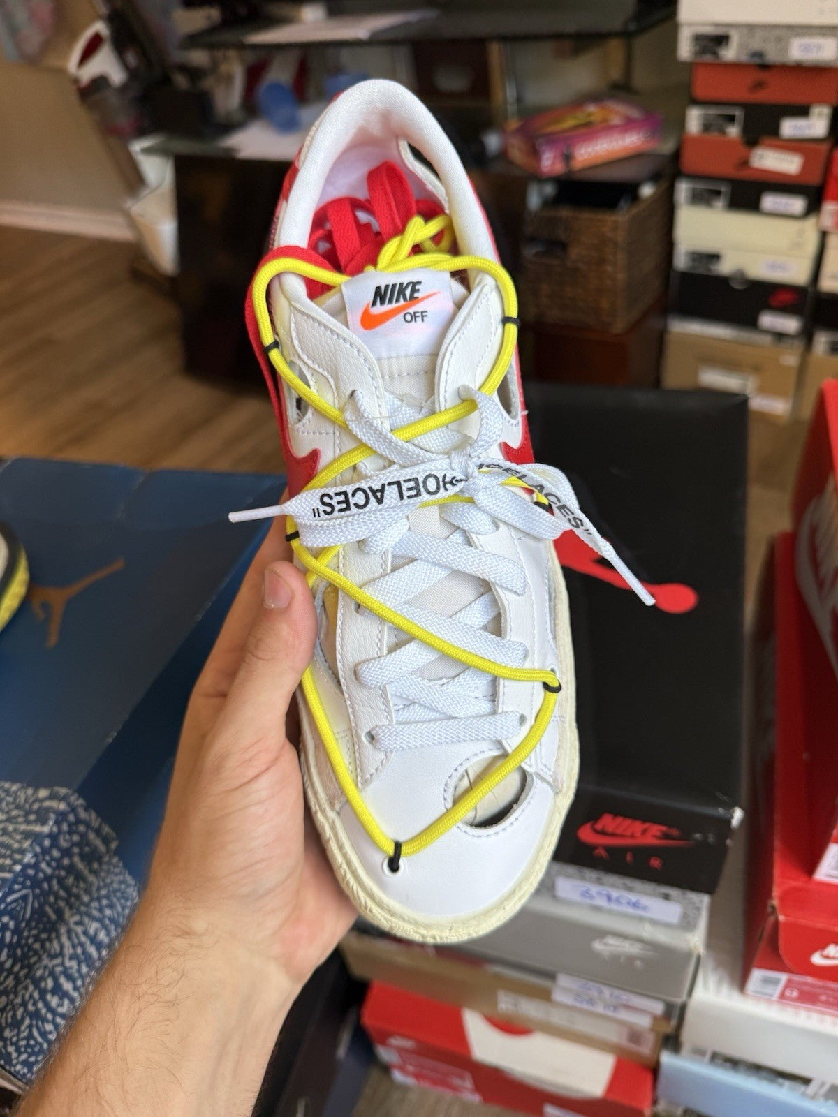 Size 8 - Nike Blazer Low x Off-White White 2022