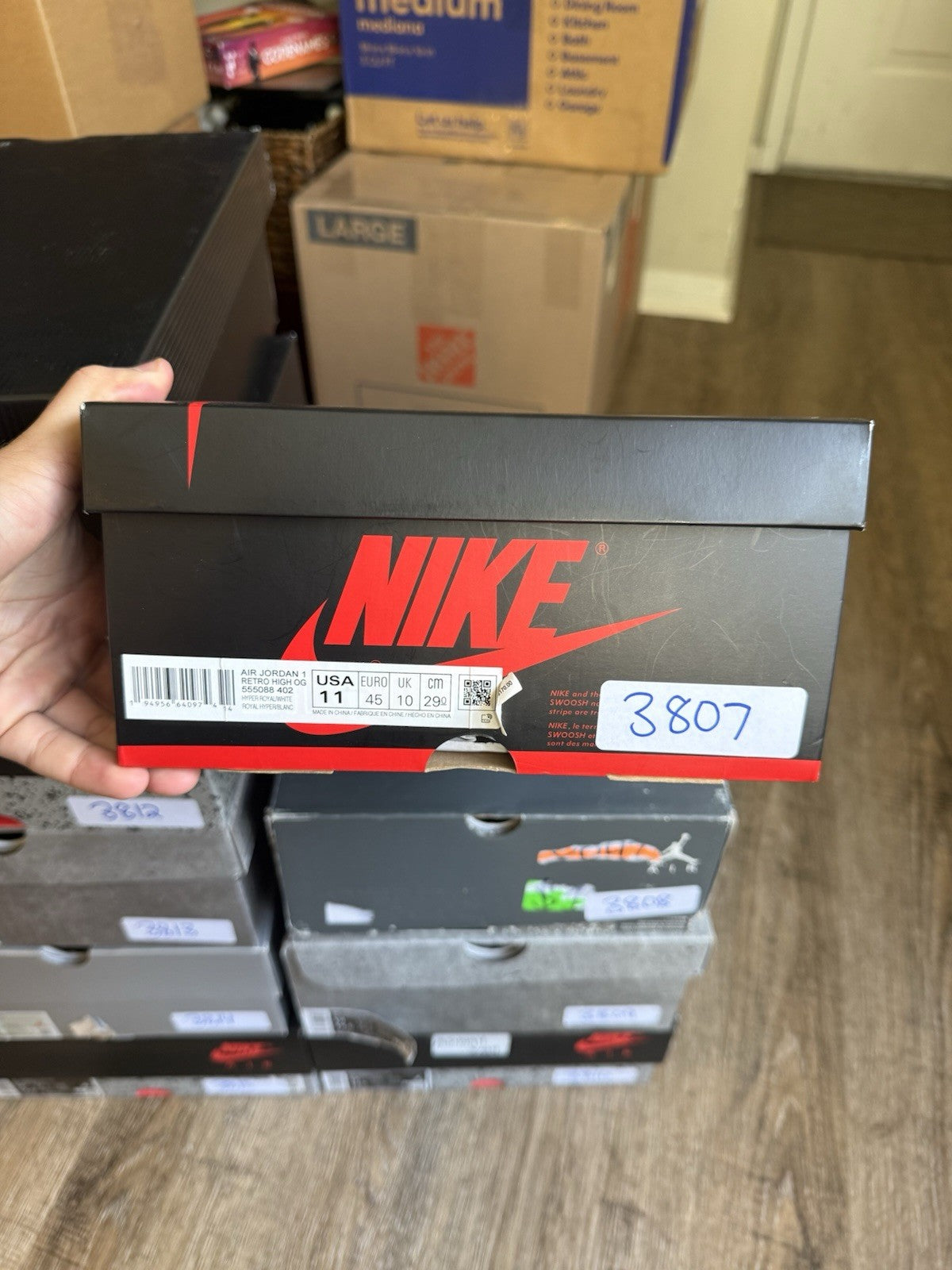 Size 11 - Jordan 1 Retro High OG Hyper Royal