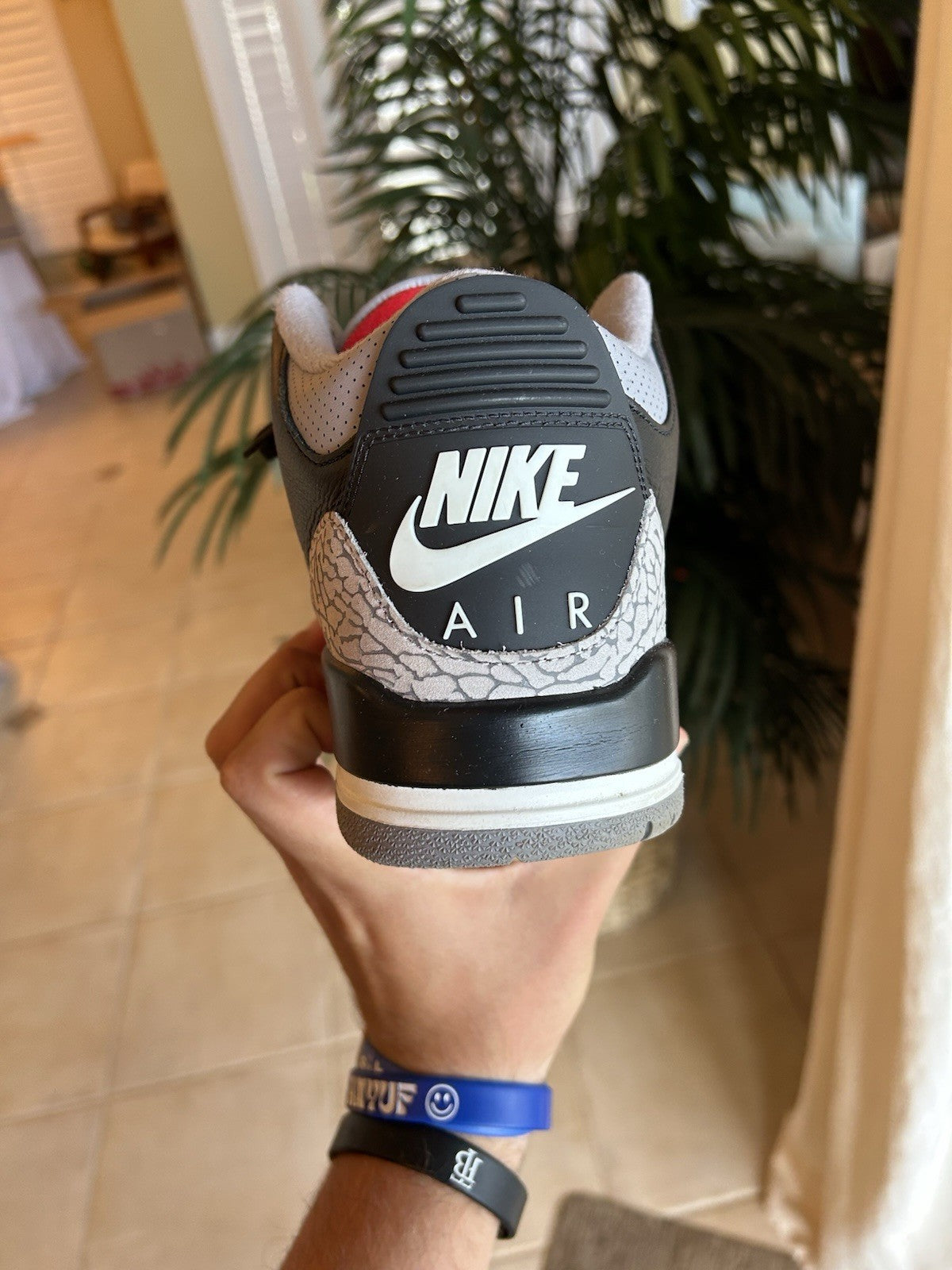 Air Jordan 3 Reimagined Black Cement 2024 Size 9