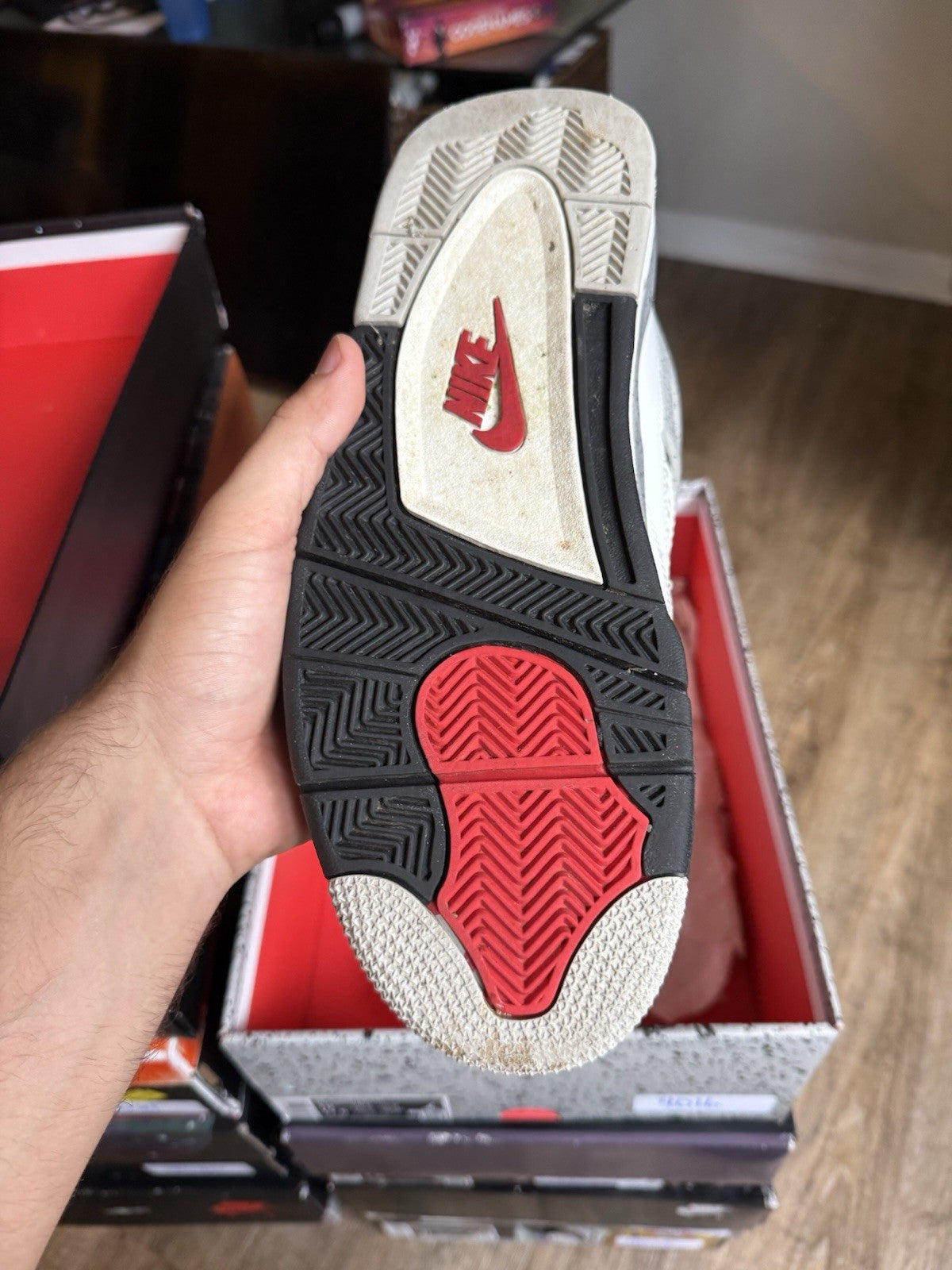 Size 10 - Jordan 4 Retro OG White Cement (2025)