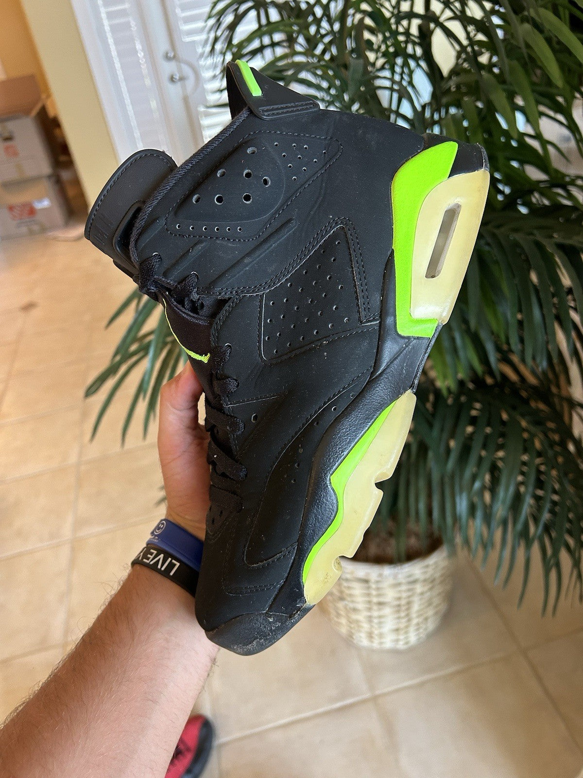 Air Jordan 6 Retro Electric Green 2021 Size 9