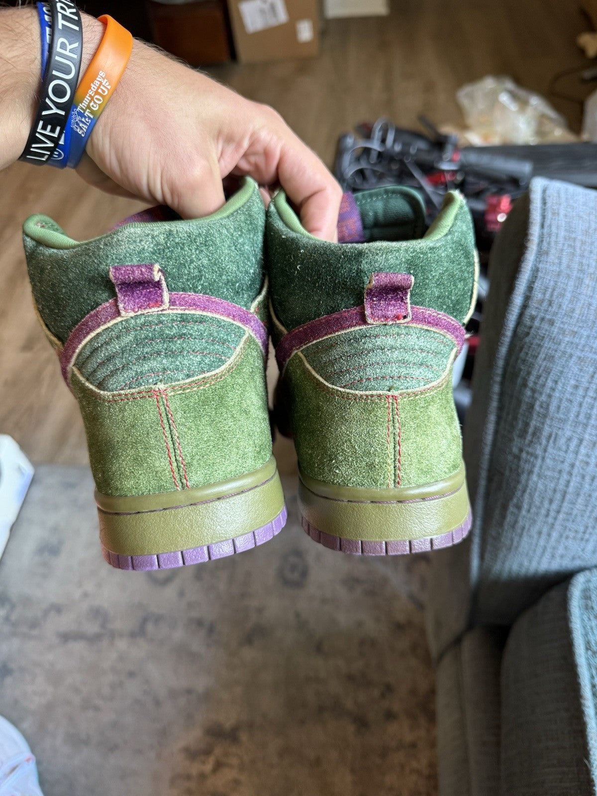 Size 10 - Nike Dunk Premium SB High Skunk