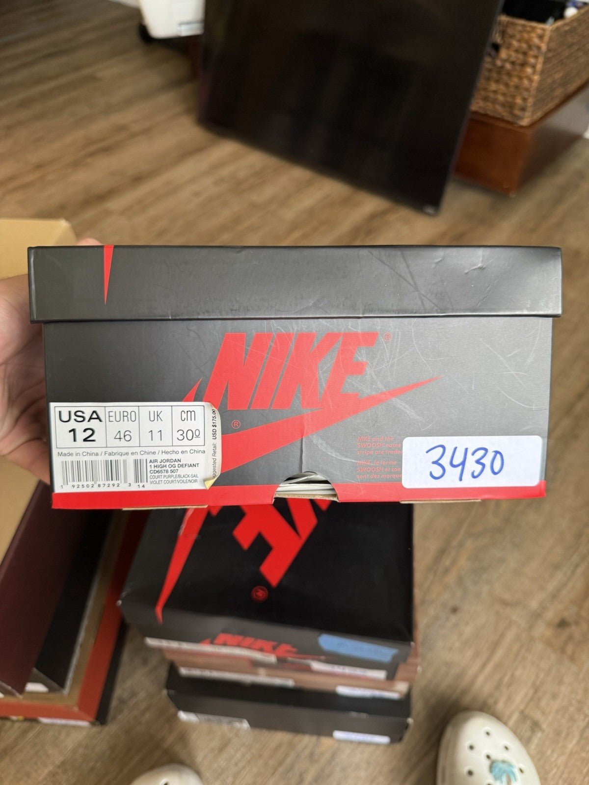 Size 12 - Jordan 1 Retro High SB LA To Chicago