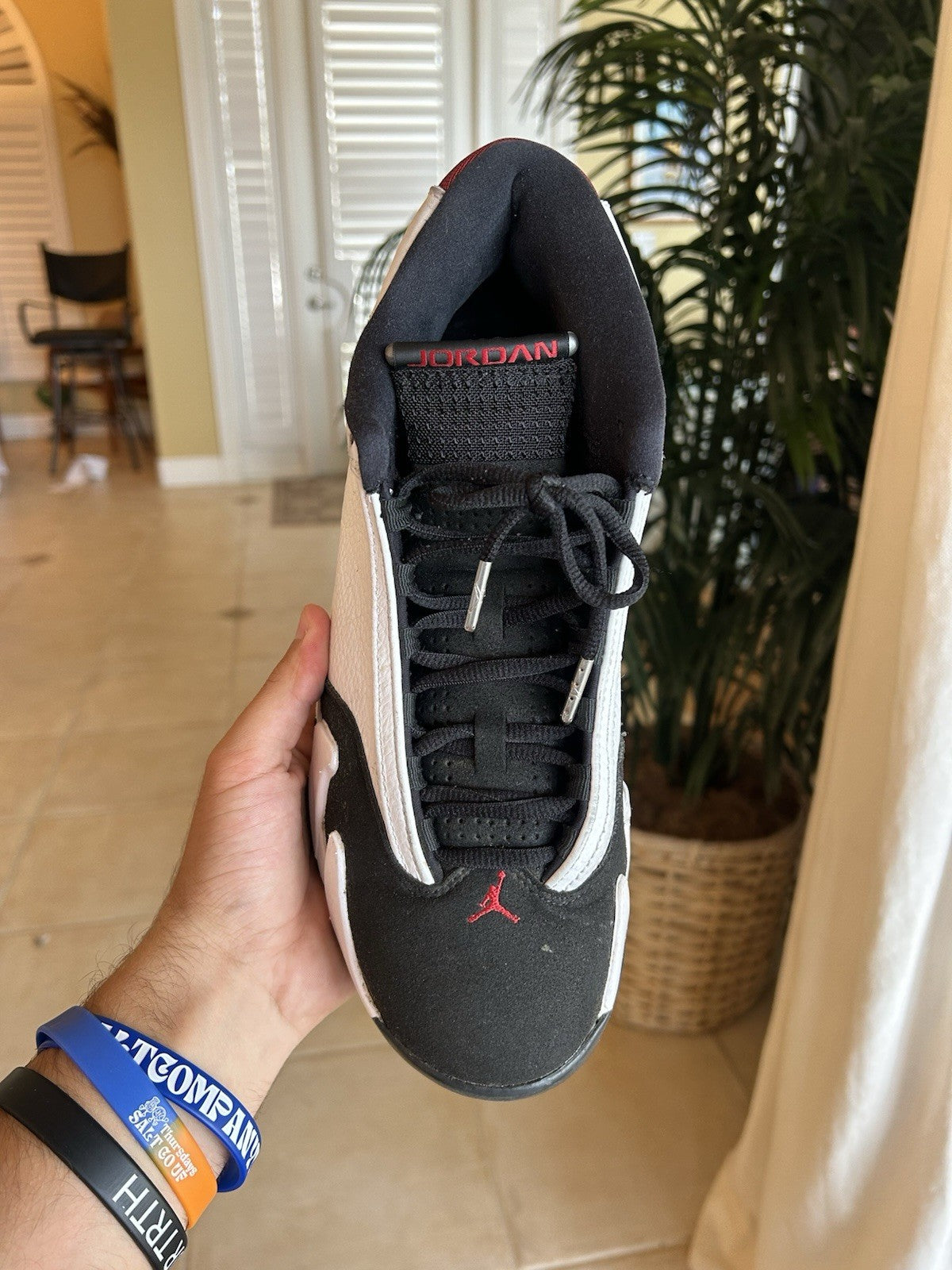 Air Jordan 14 Black Toe 2024 Size 9 487471-160