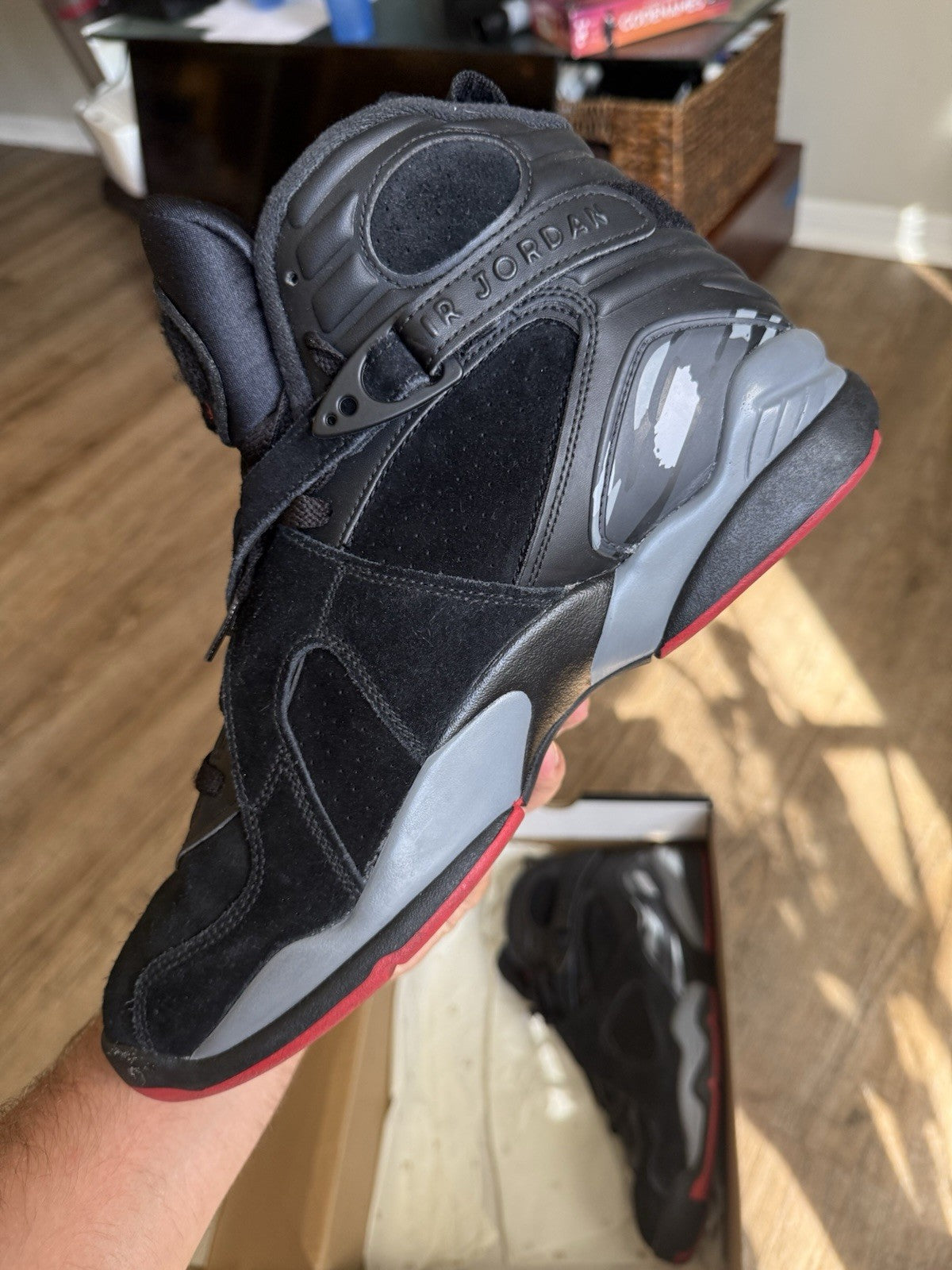 Size 10 - Jordan 8 Retro Black Cement (2017)