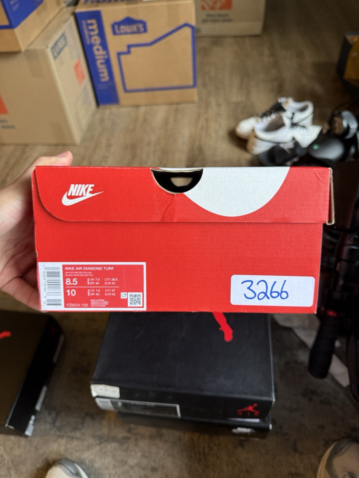 Size 8.5 - Nike Air Diamond Turf 2025 49ers
