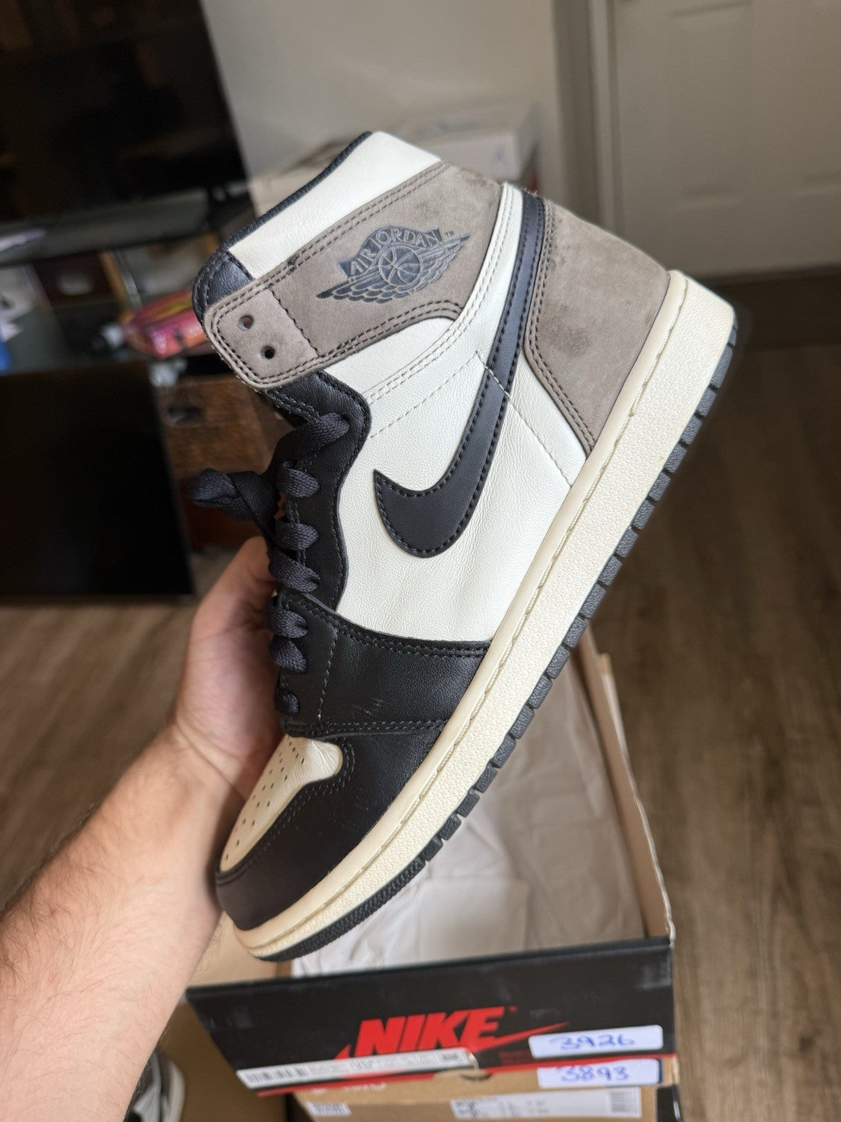 Size 10 - Jordan 1 Retro OG High Dark Mocha